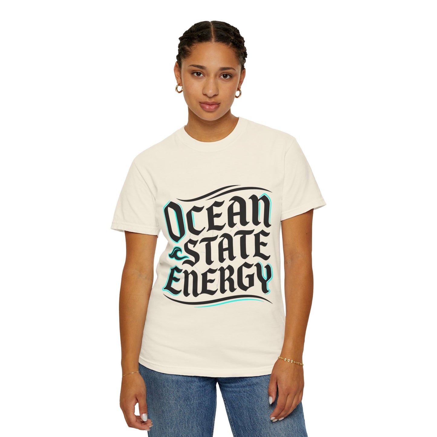 Ocean State Energy T-Shirt — Nautical Script Graphic Tee