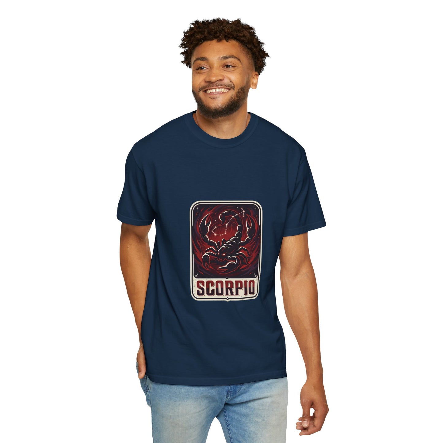 Scorpio Zodiac T-Shirt — Bold Red Scorpion Astrological Tee