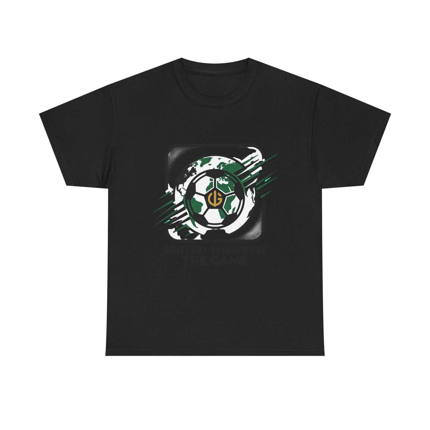 Soccer T-Shirt — "United Through the Game" Graphic Tee