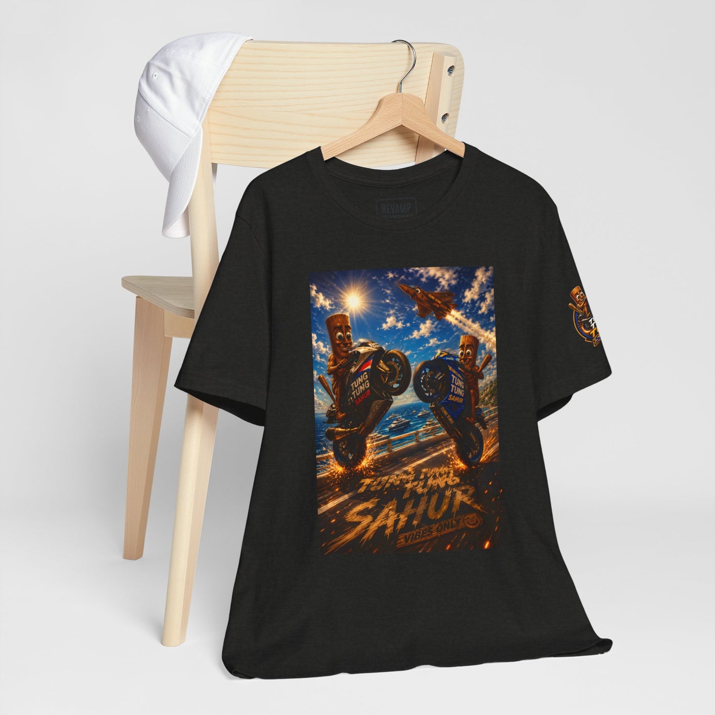 Motorcycle Stunt Tee — Sahara Riders Graphic T-Shirt