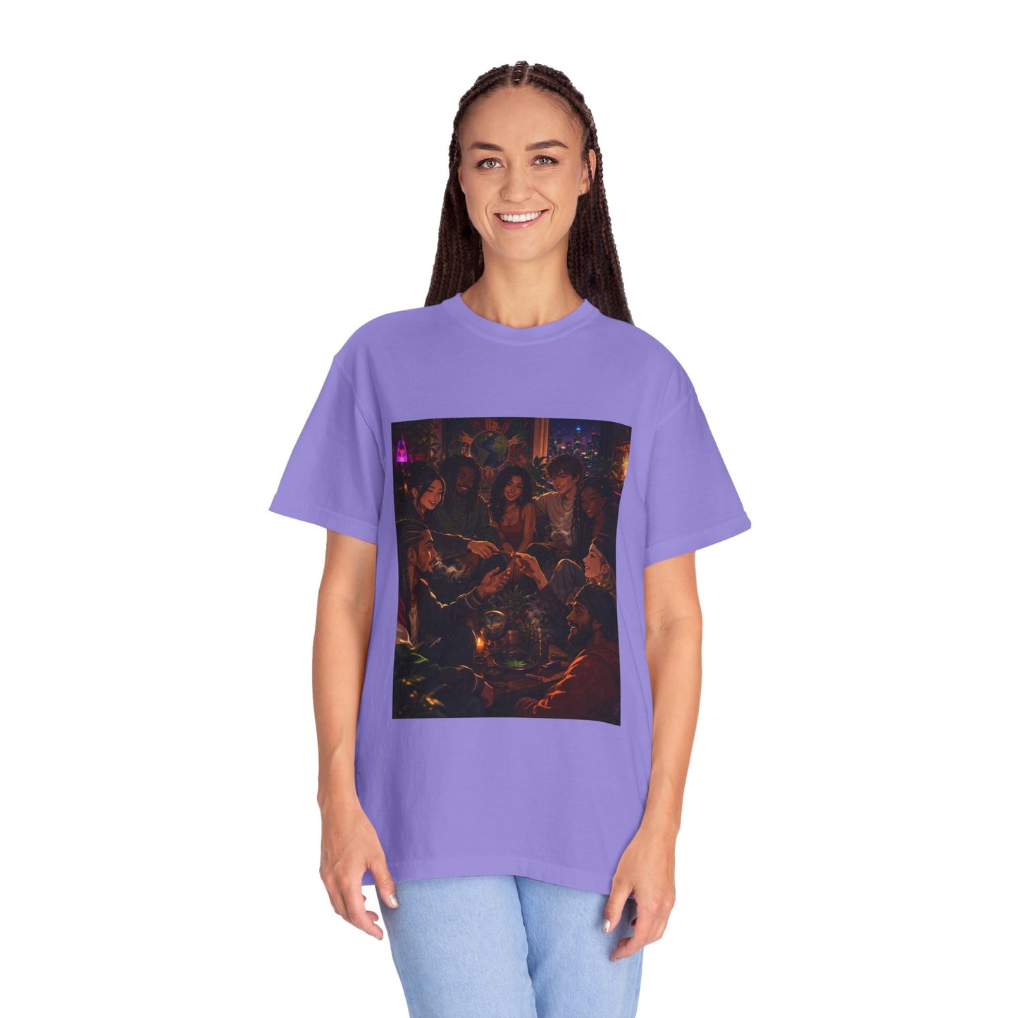 OUR MEMORIES - Vintage Night Party Scene T-Shirt