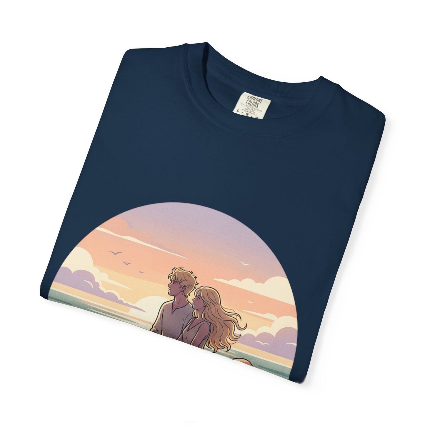 Ocean Sunset Graphic T-Shirt — "The Ocean Already Knows"