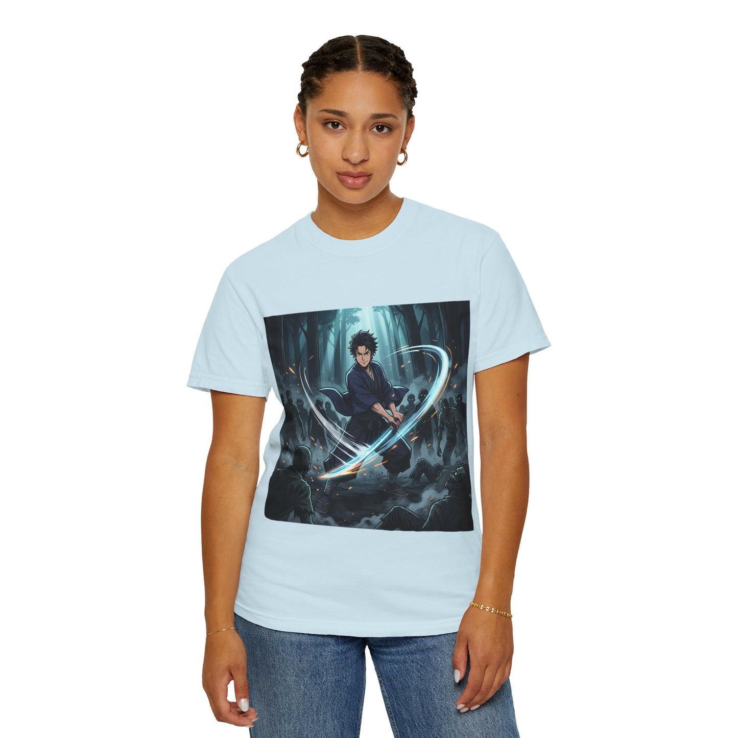 Mage Battlemage T‑Shirt — Fantasy Wizard Magic Sword Illustration Tee