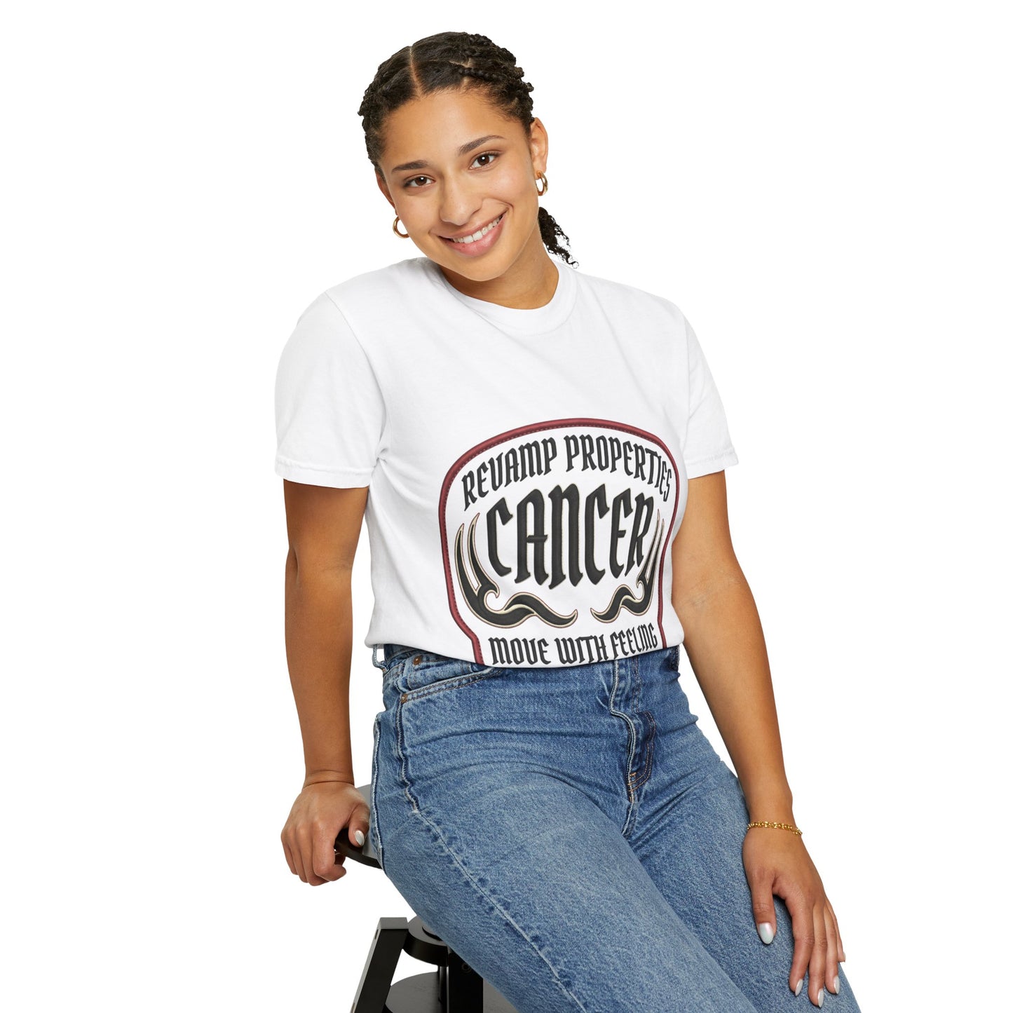 Cancer Zodiac T-Shirt — 'Move With Feeling' Astrology Tee