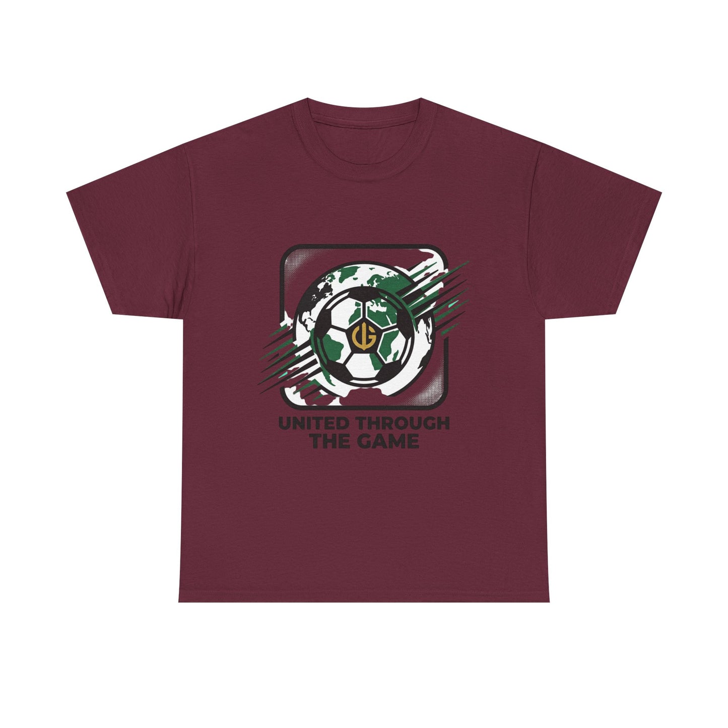 Soccer T-Shirt — "United Through the Game" Graphic Tee