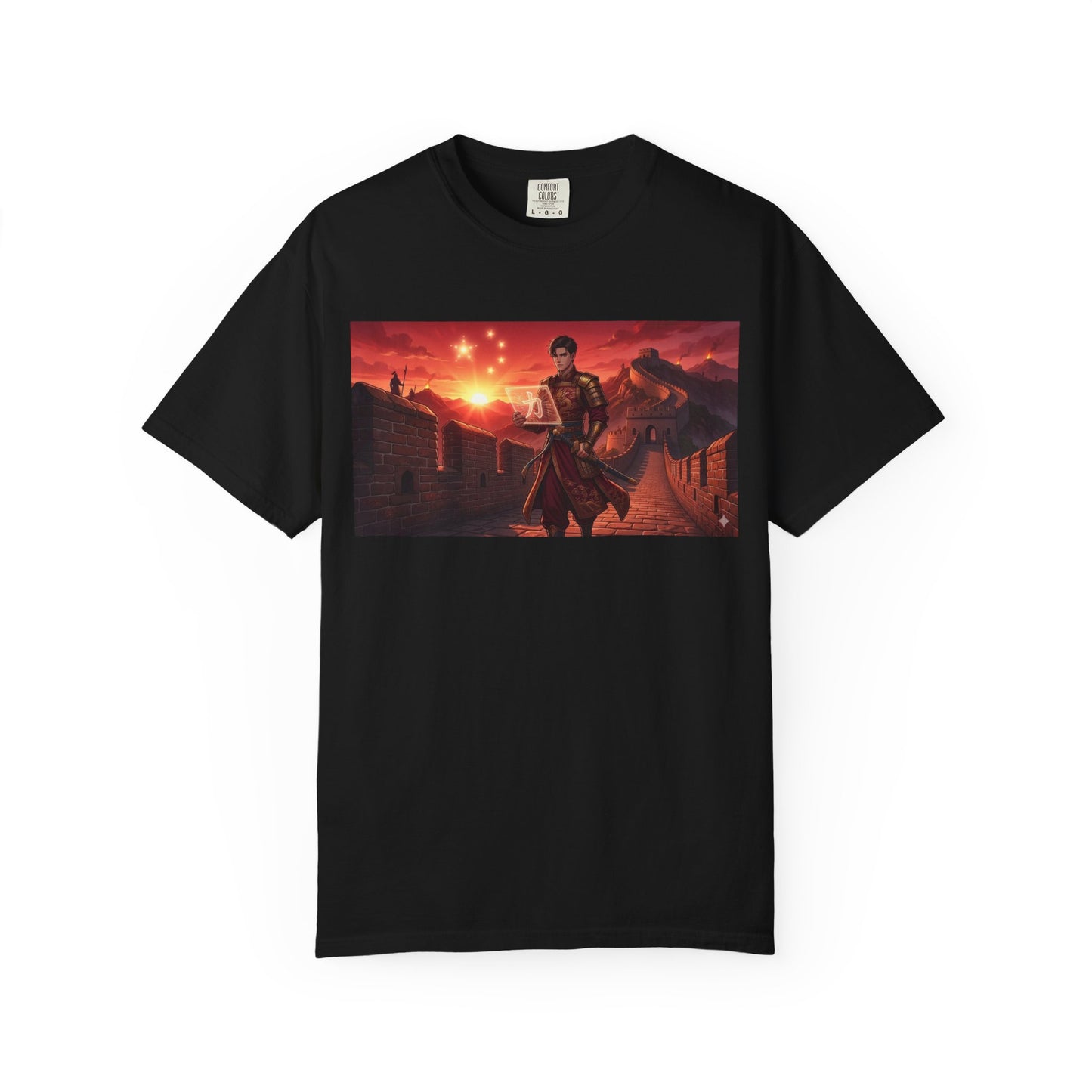 Scout Regiment Sunset T-Shirt — Anime Military Wall Scene