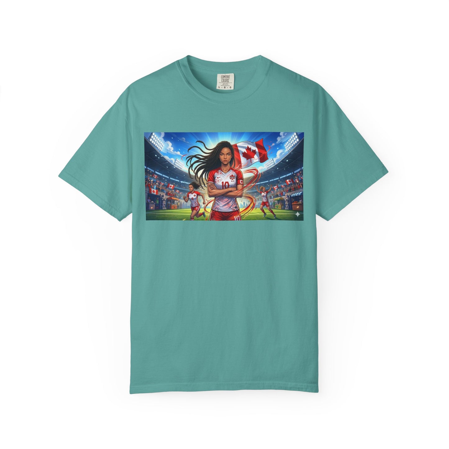 Soccer Star Canada T-Shirt — Women’s Team Jersey Graphic