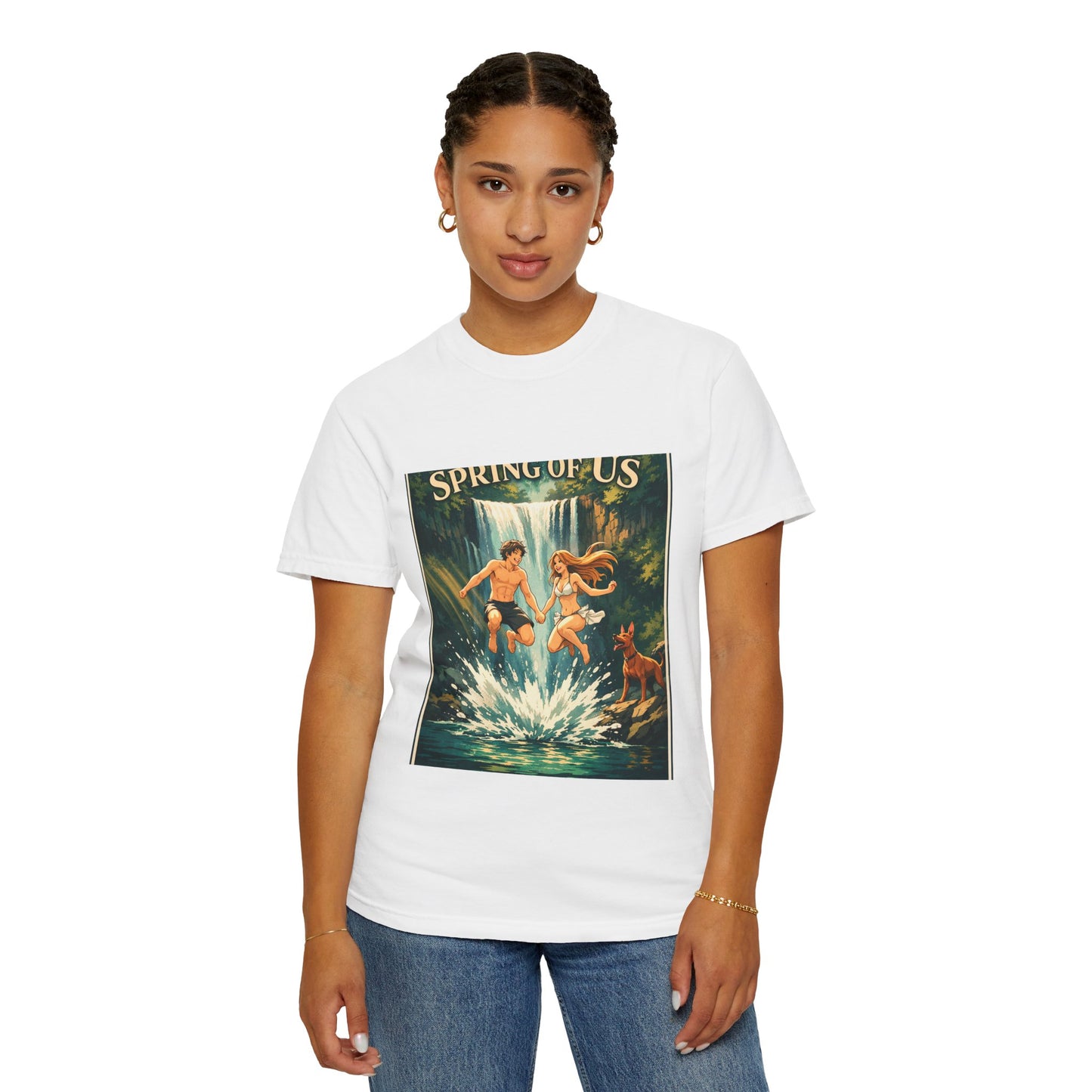 Vintage 'Spring of Us' Waterfall Graphic T-Shirt