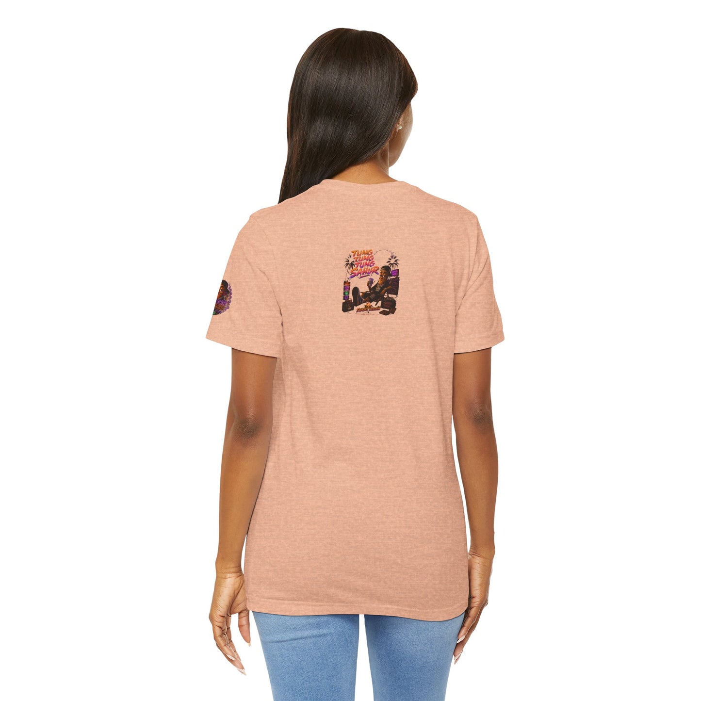 Tung Tung Tung Sahur Laid-Back Nightlife Graphic Tee — "Things Take Time" Urban Cartoon Design