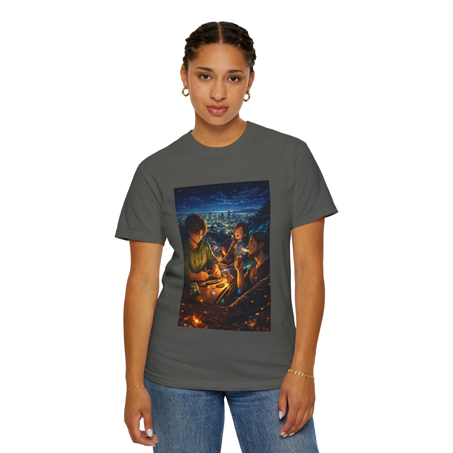 ROAD TRIP SMOKE SESSION-Unisex Garment-Dyed T-shirt