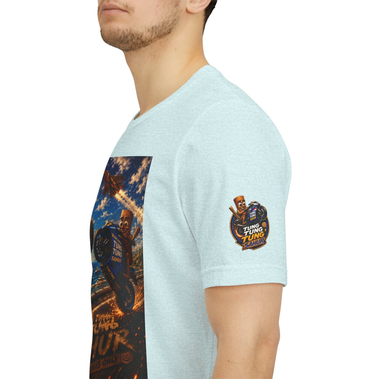 Motorcycle Stunt Tee — Sahara Riders Graphic T-Shirt