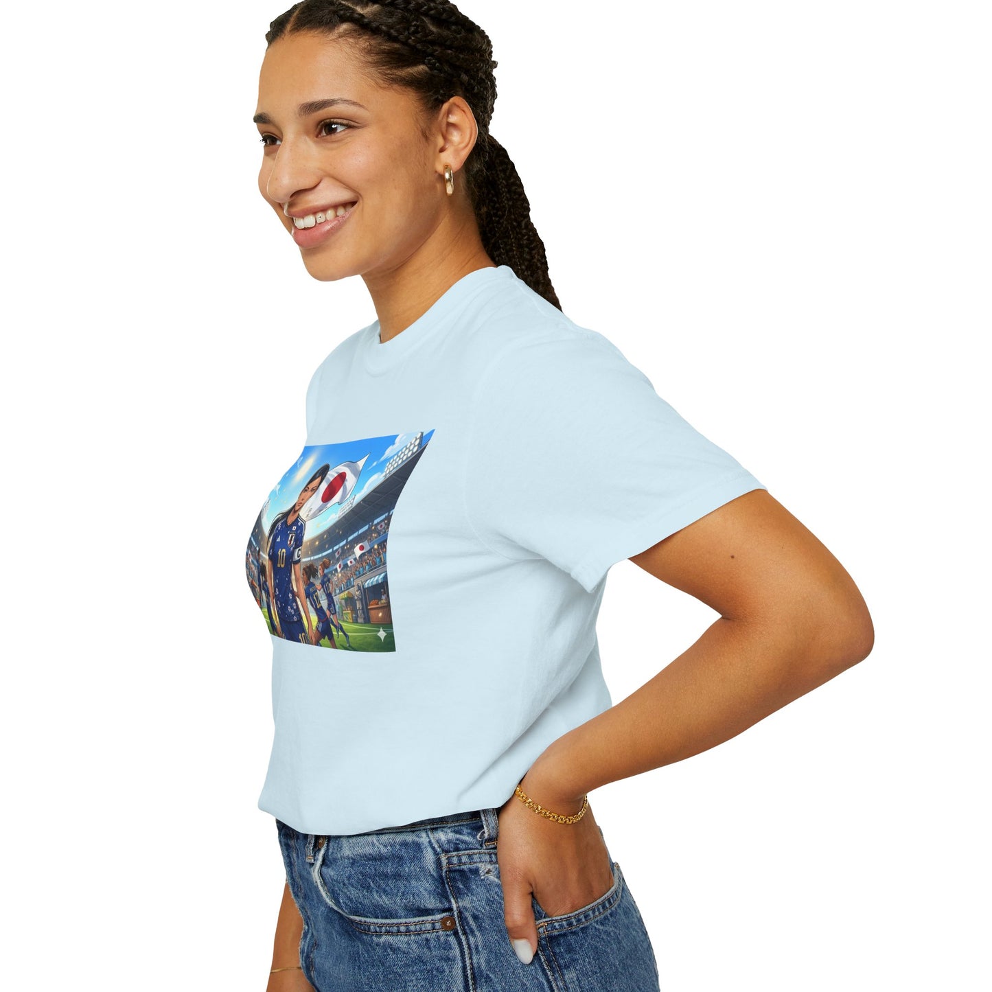 Soccer Player Japan T-Shirt — Japan Flag Soccer Fan Tee