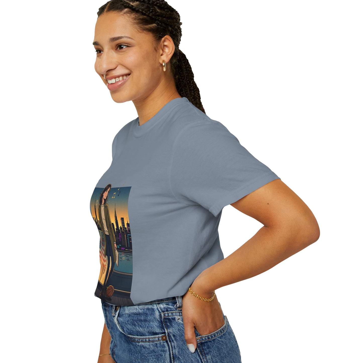 GLOBAL ENERGY: HER CITY, HER STORY— City Sunset Graphic T-Shirt