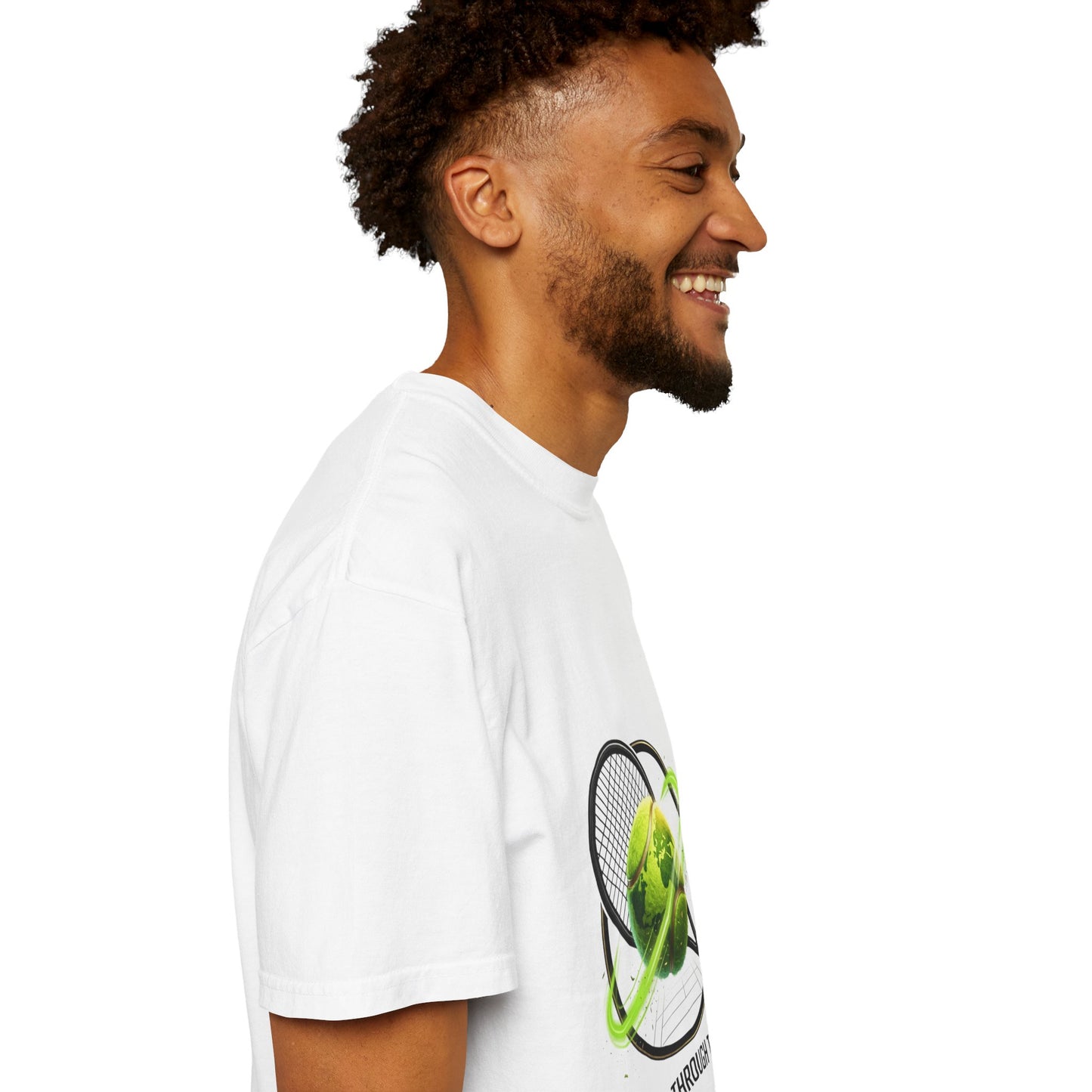 Tennis Globe T‑Shirt — "United Through the Game" Sports Tee