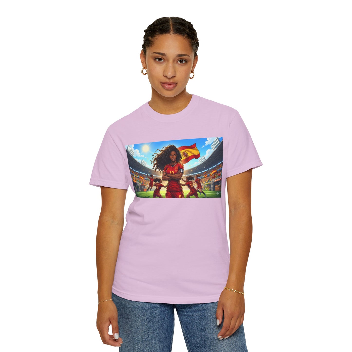Spain – Female Soccer Champion - Stadium Graphic T-Shirt