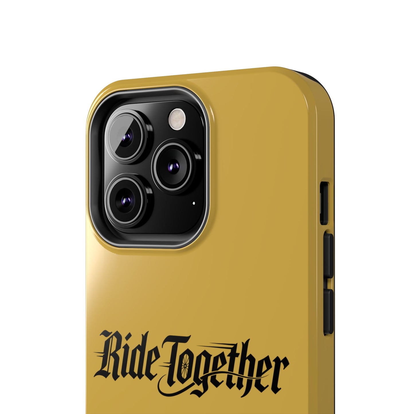 Ride Together Tough Phone Case — Durable Retro Script Protective Cover