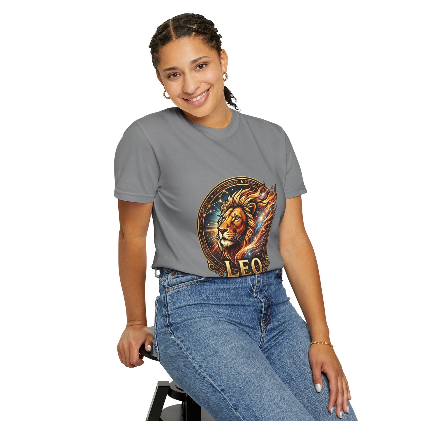 Leo 'Born to Lead' T-Shirt — Bold Zodiac Lion Graphic Tee