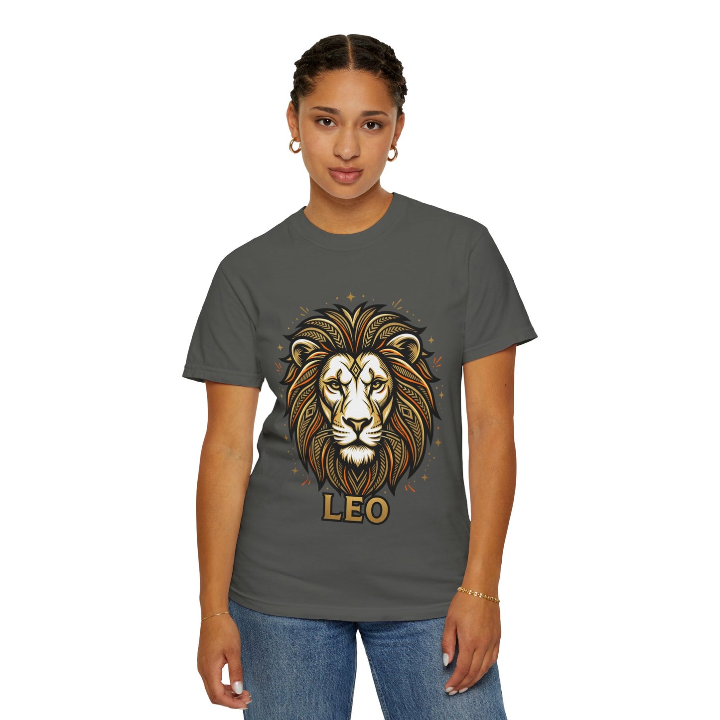 Leo Zodiac Lion T-Shirt — Bold Astrology Graphic Tee