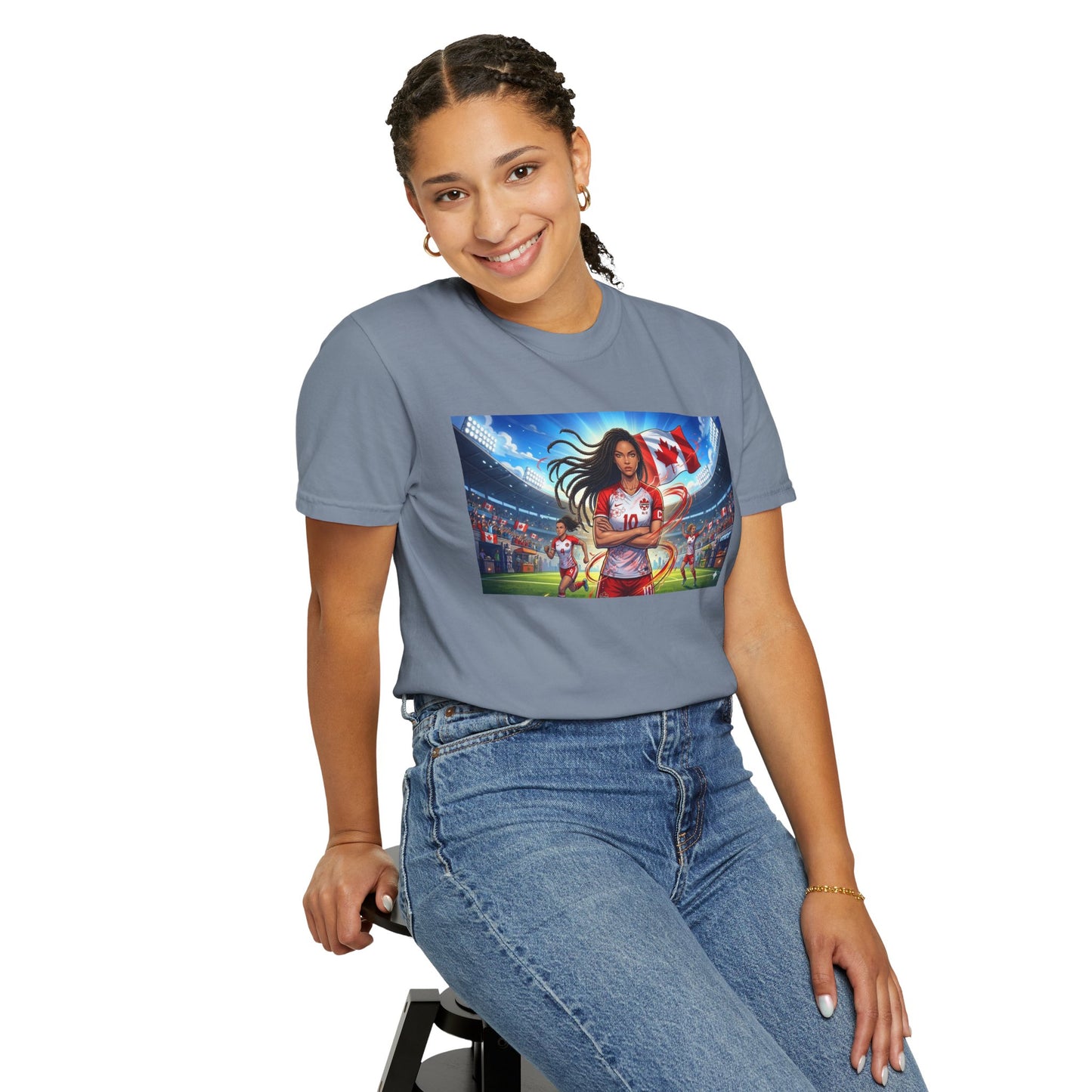 Soccer Star Canada T-Shirt — Women’s Team Jersey Graphic