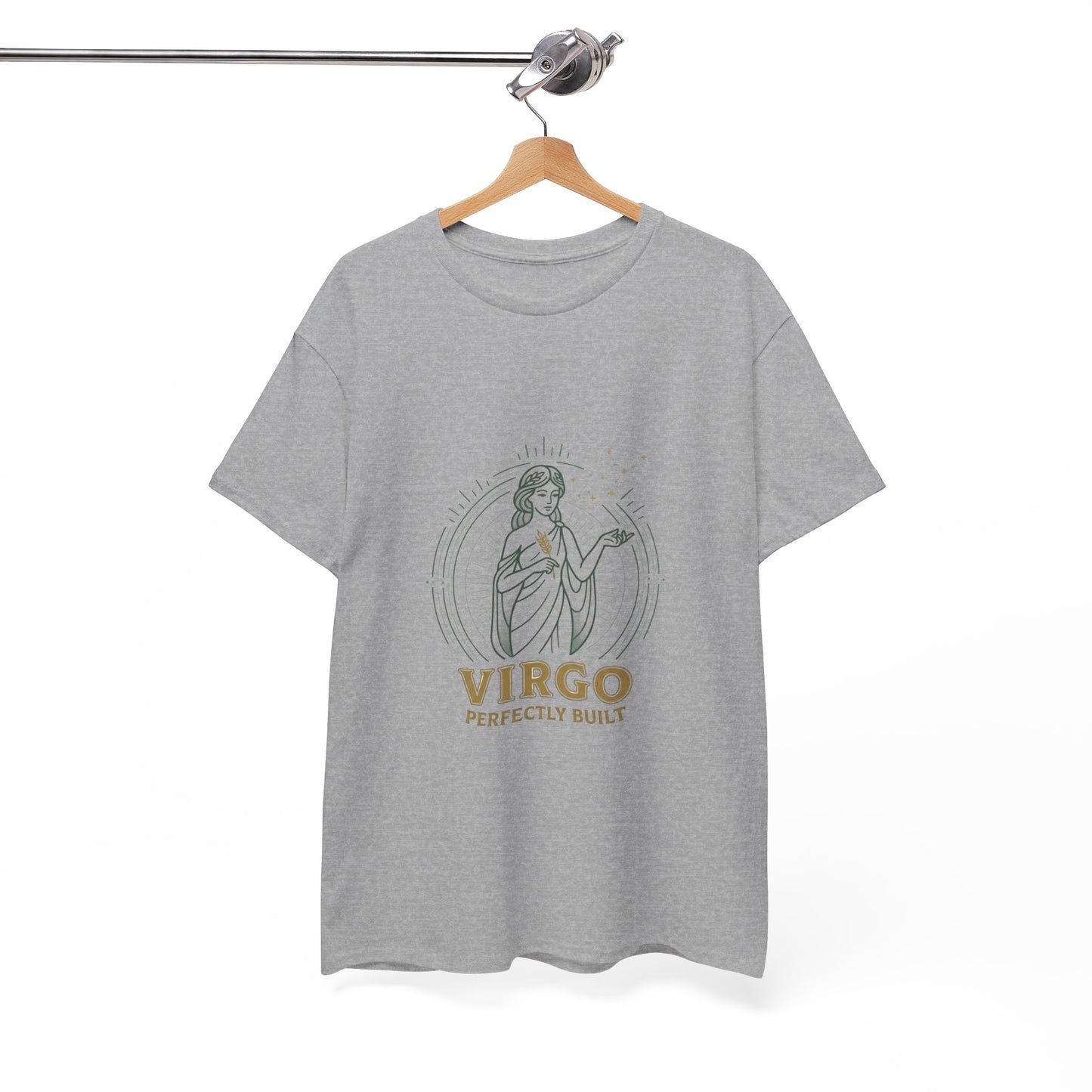 Virgo 'Perfectly Built' Zodiac T-Shirt — Astrology Graphic Tee