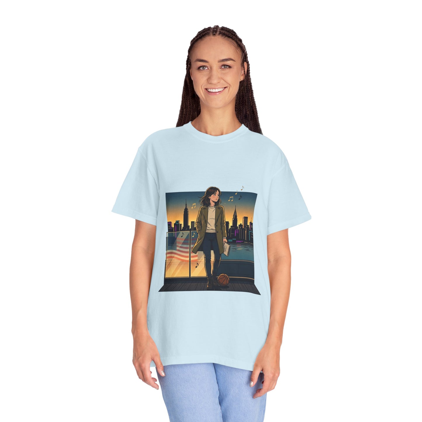GLOBAL ENERGY: HER CITY, HER STORY— City Sunset Graphic T-Shirt