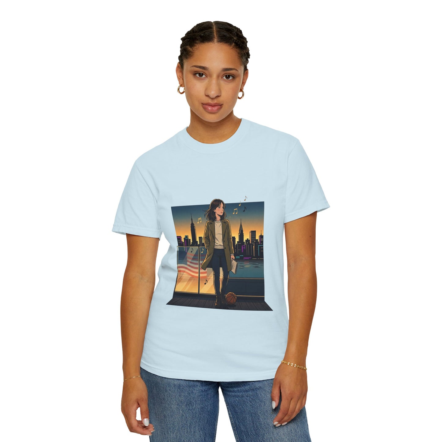 GLOBAL ENERGY: HER CITY, HER STORY— City Sunset Graphic T-Shirt