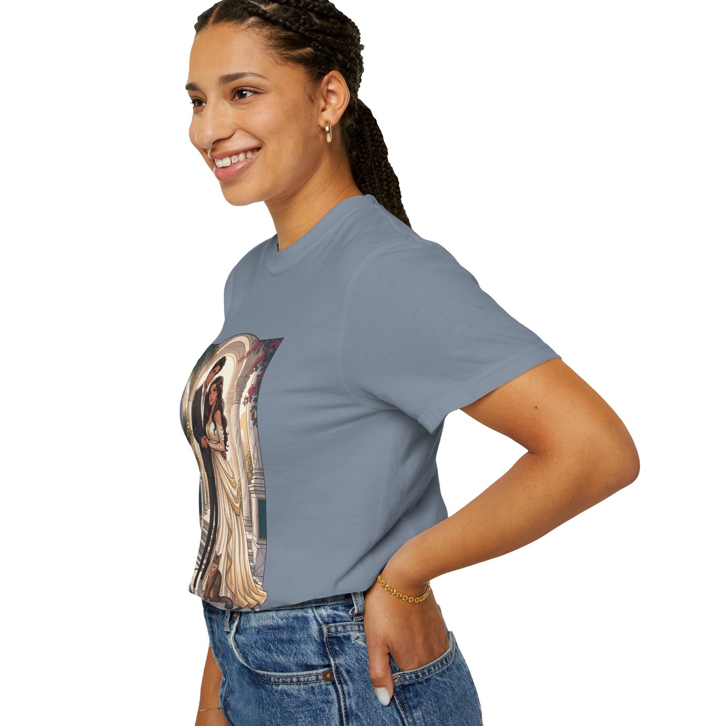 Romantic Vintage Wedding Portrait T-Shirt — "In Every Lifetime, I'd Find You"