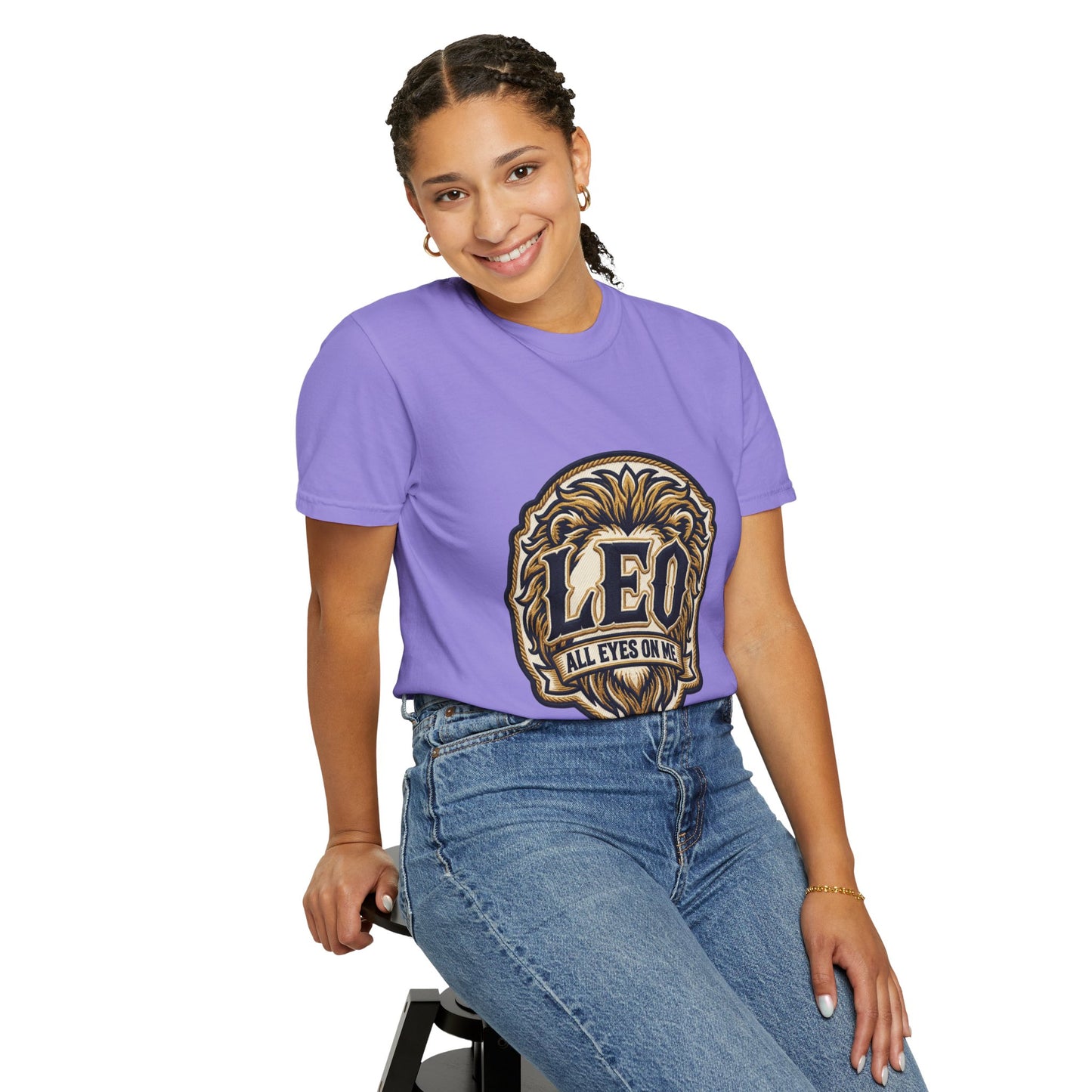 Leo 'All Eyes On Me' Zodiac T-Shirt — Bold Lion Astrology Tee