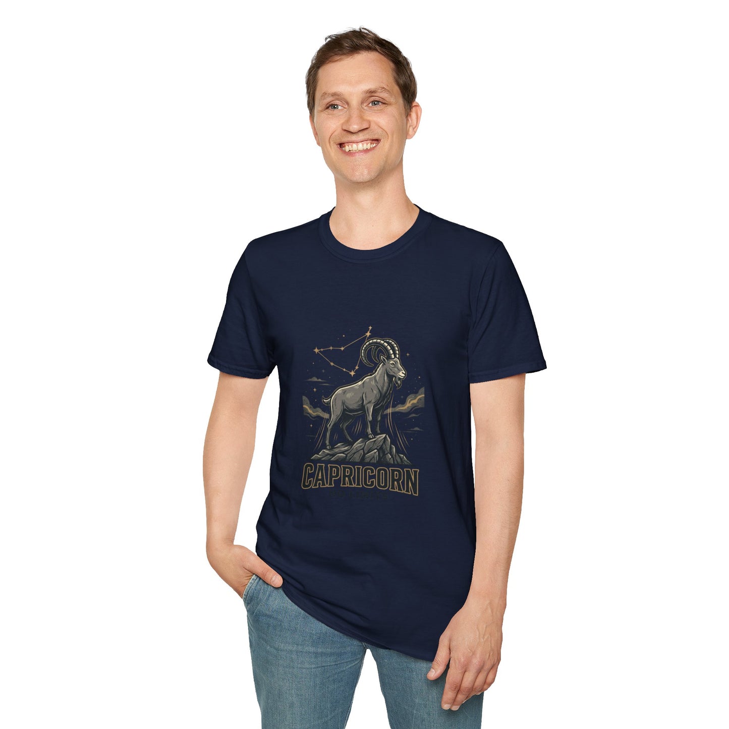 Capricorn 'No Limits' Zodiac T-Shirt — Goat Constellation Astrology Tee