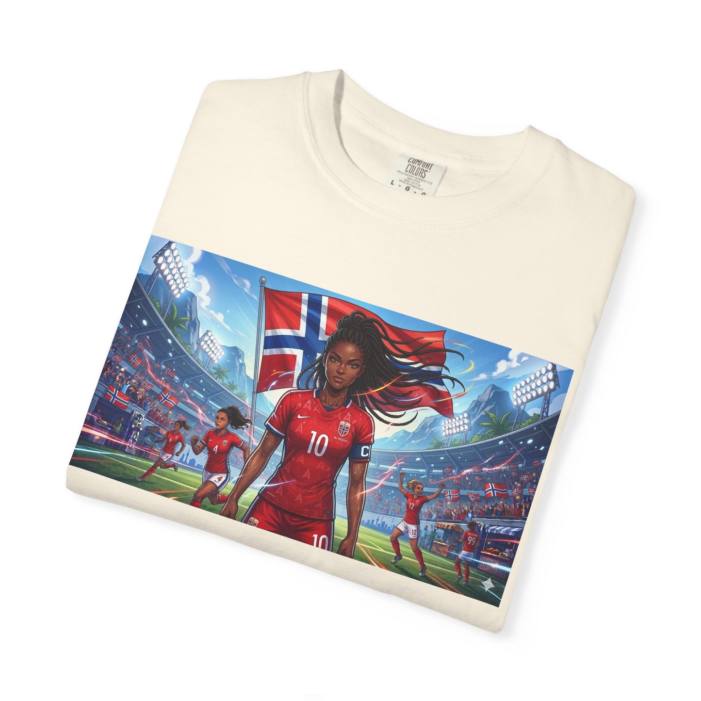 COMMANDER Norway – Female Unisex Garment-Dyed T-shirt