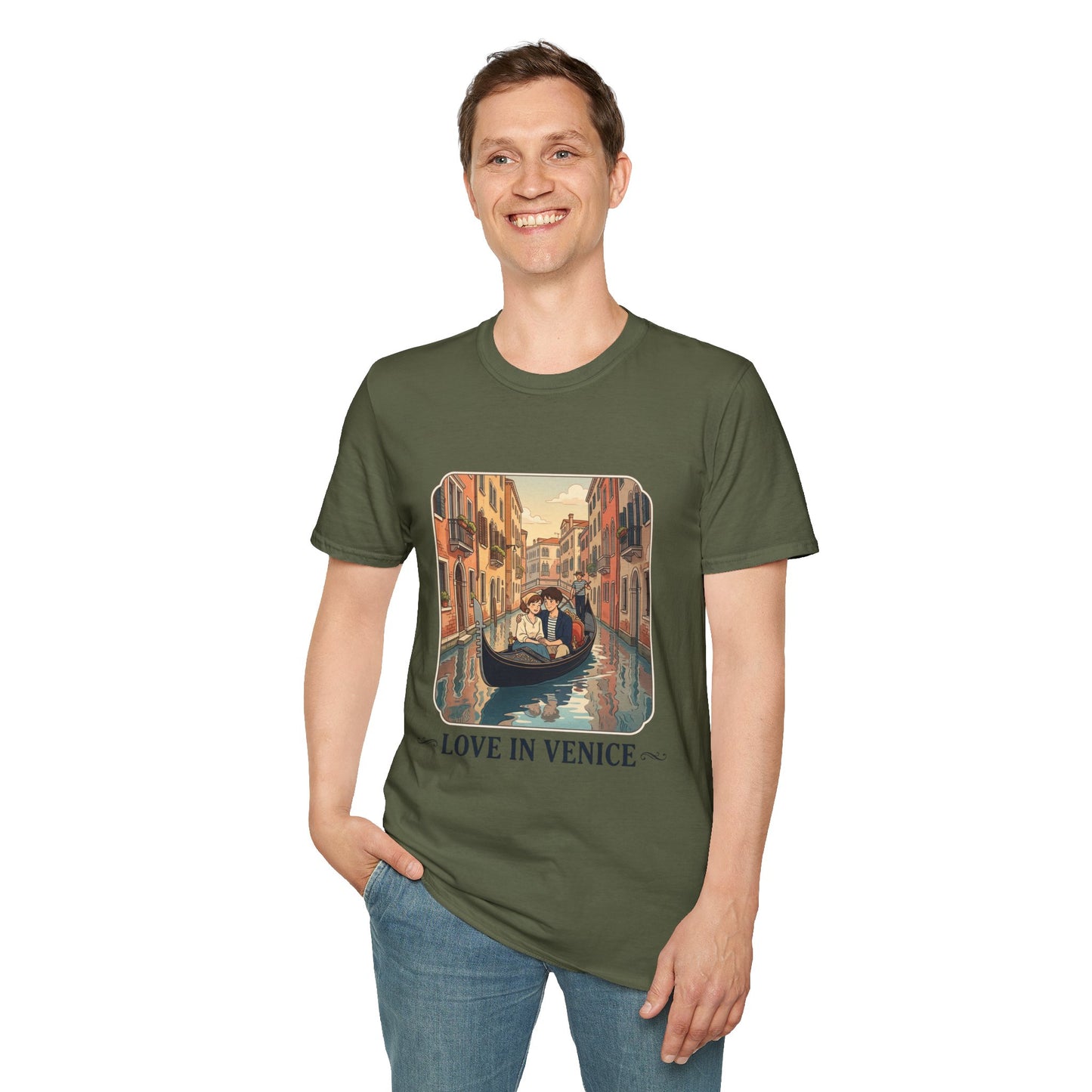 T-Shirt — Love in Venice Gondola Romantic Travel Tee