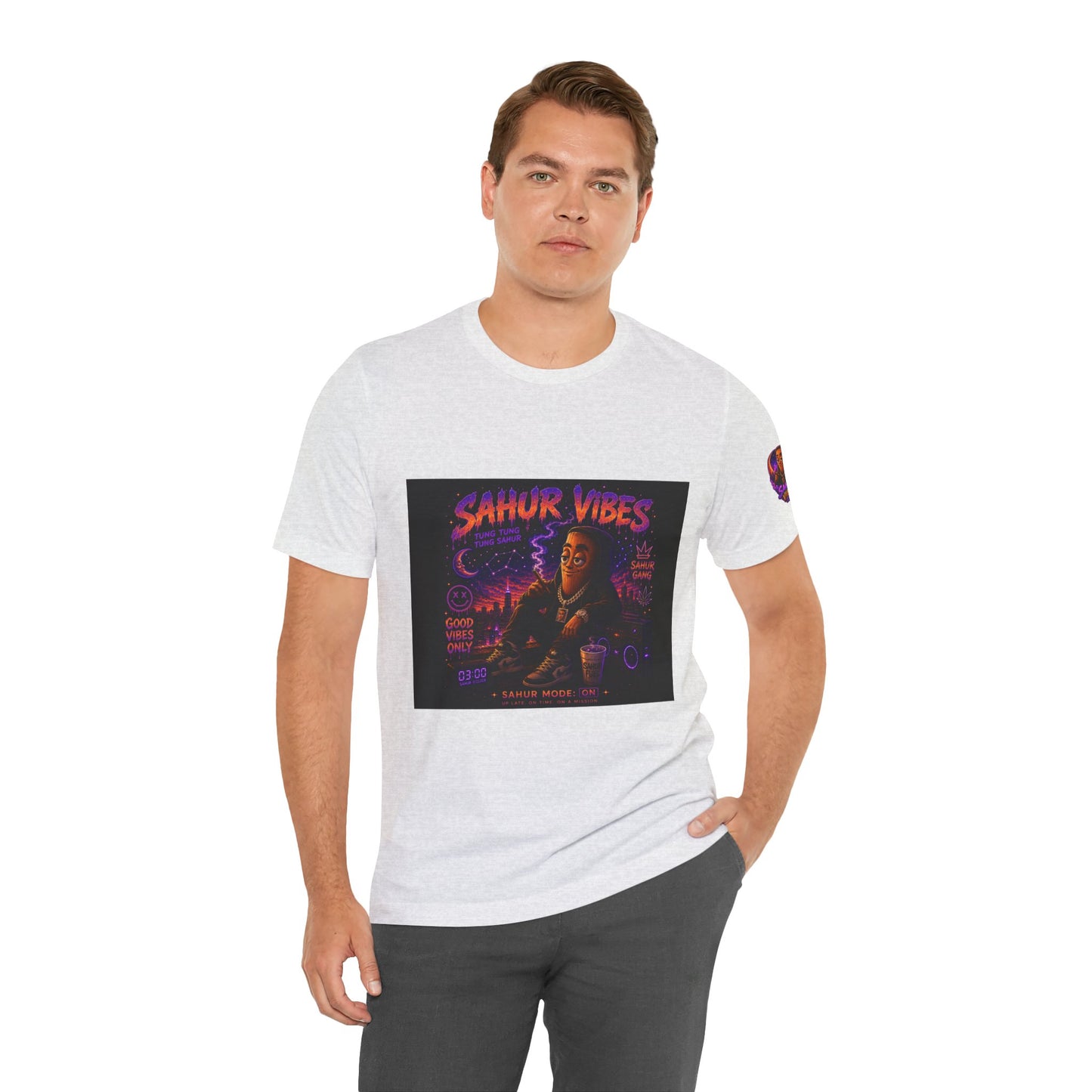 Tung Tung Tung Sahur SOLO Night Smoke DOLO Tee — Urban Chill Cartoon Design