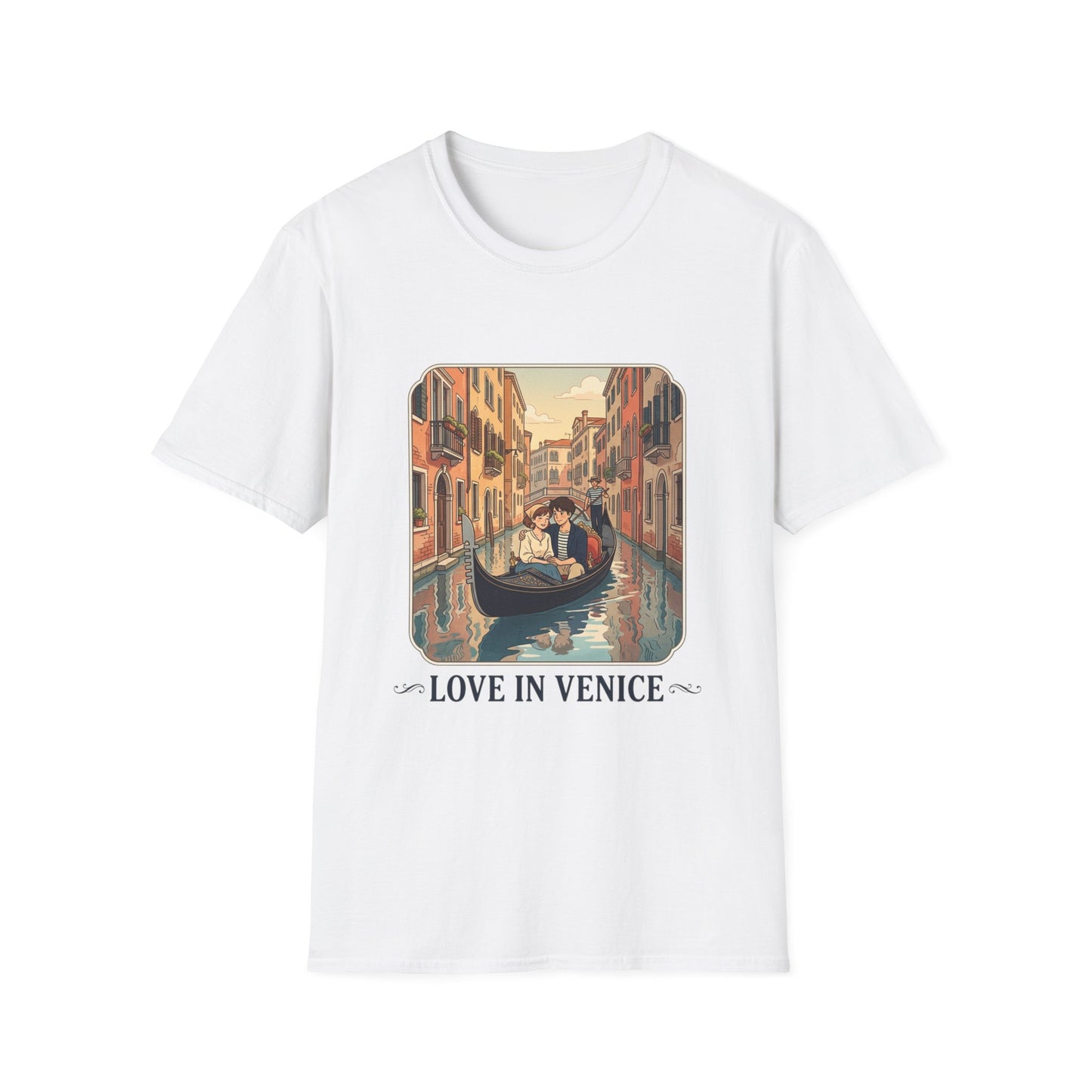 T-Shirt — Love in Venice Gondola Romantic Travel Tee