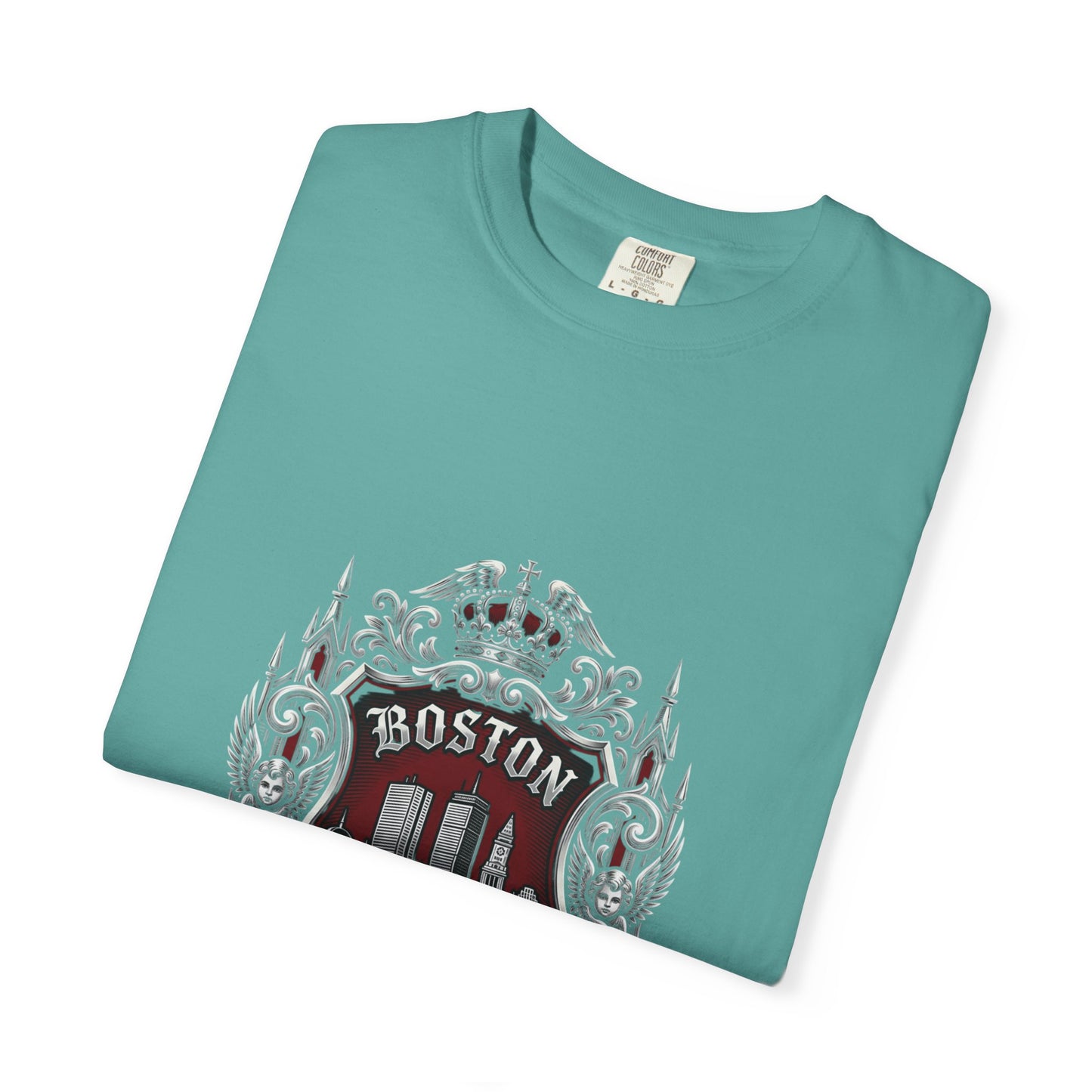 Boston Energy Vintage Crest T-Shirt — Retro City Skyline Tee