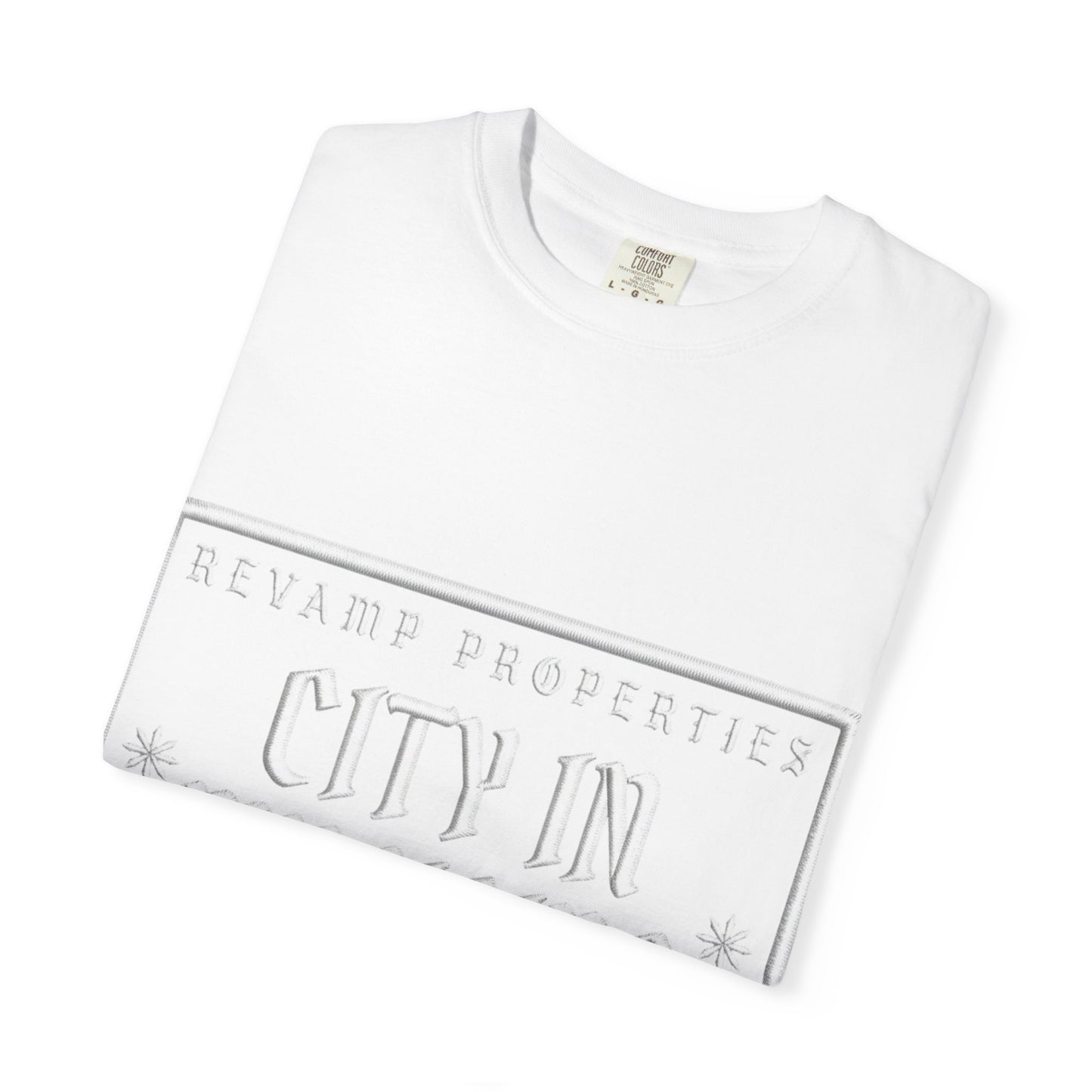 City In My Veins T‑Shirt — Vintage Cityscape Tee (Boston • NYC • Manchester)
