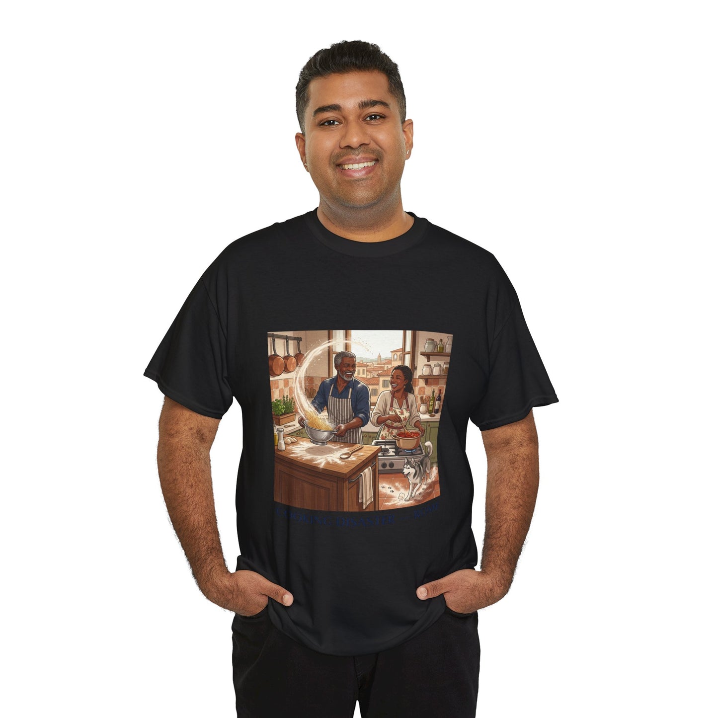 T-Shirt — 'Cooking Disaster — Rome' Illustrated Cooking Tee