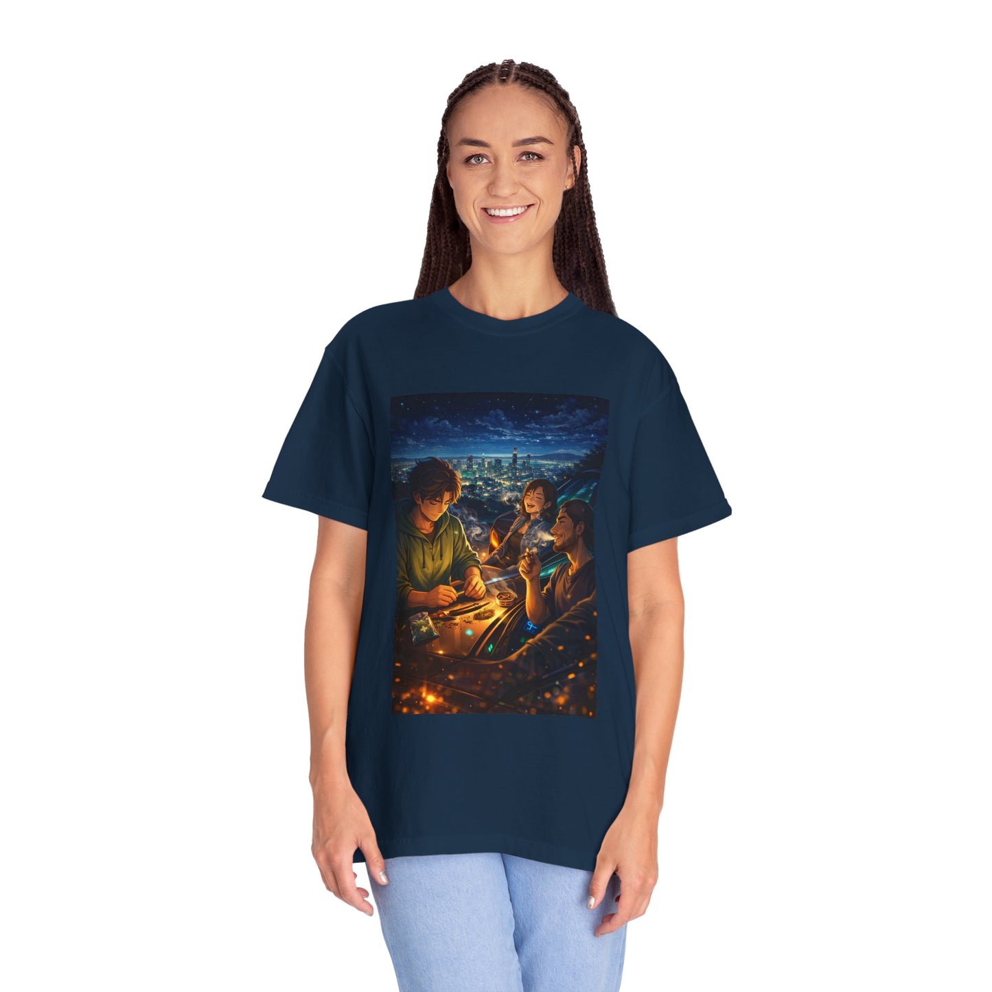ROAD TRIP SMOKE SESSION-Unisex Garment-Dyed T-shirt