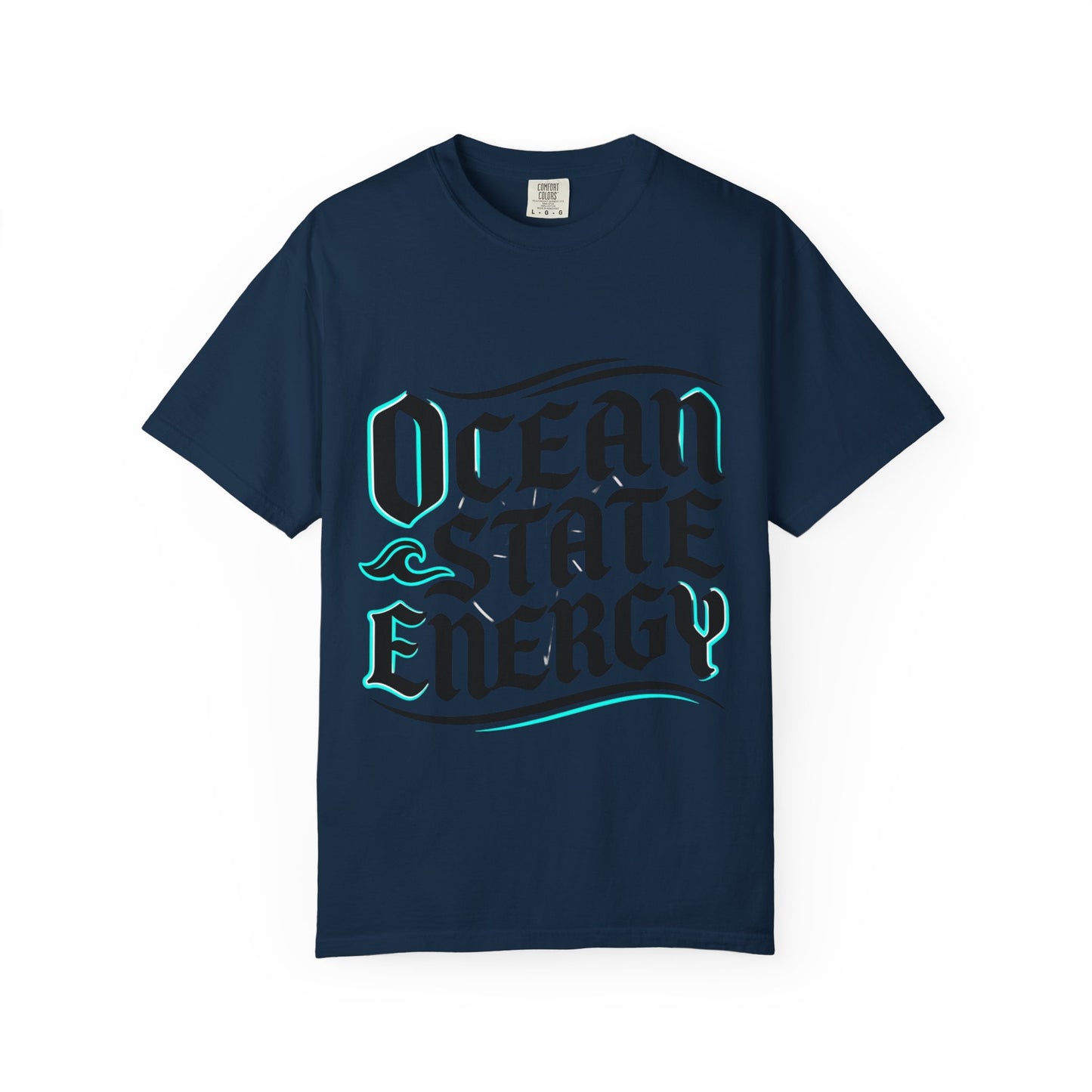 Ocean State Energy T-Shirt — Nautical Script Graphic Tee