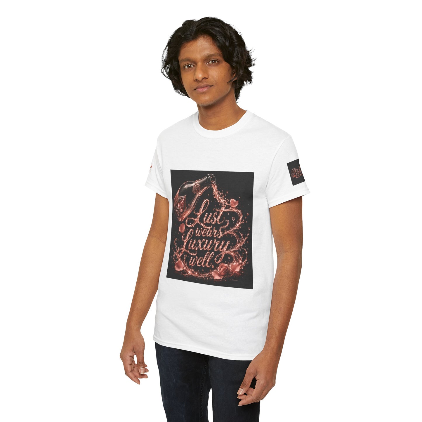 Lust Treats Luxury Well T-Shirt – Vintage Script Graphic Tee