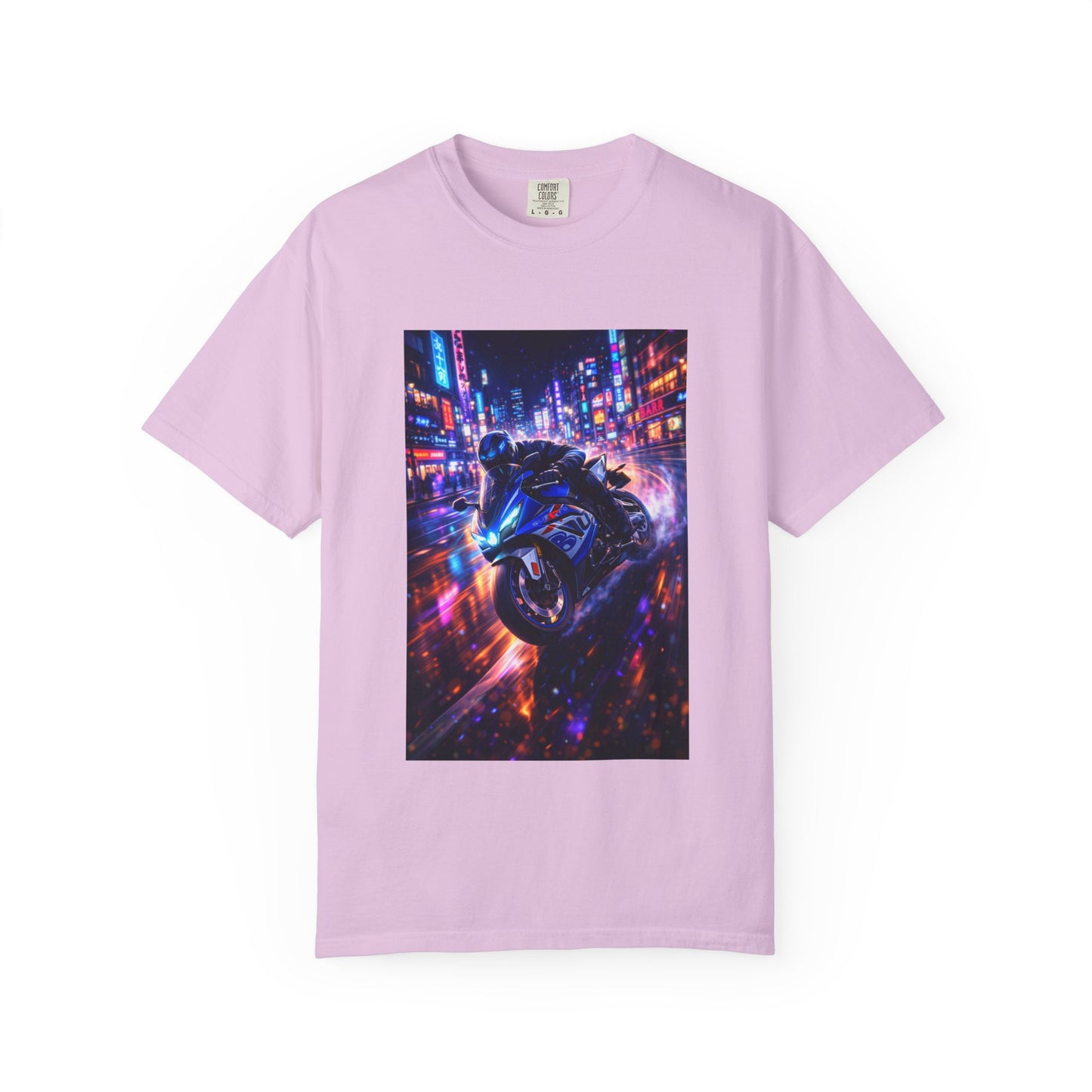 Suzuki GSX-R1000-NEON NIGHT RUN -  T-Shirt — Neon Night Rider Graphic Tee