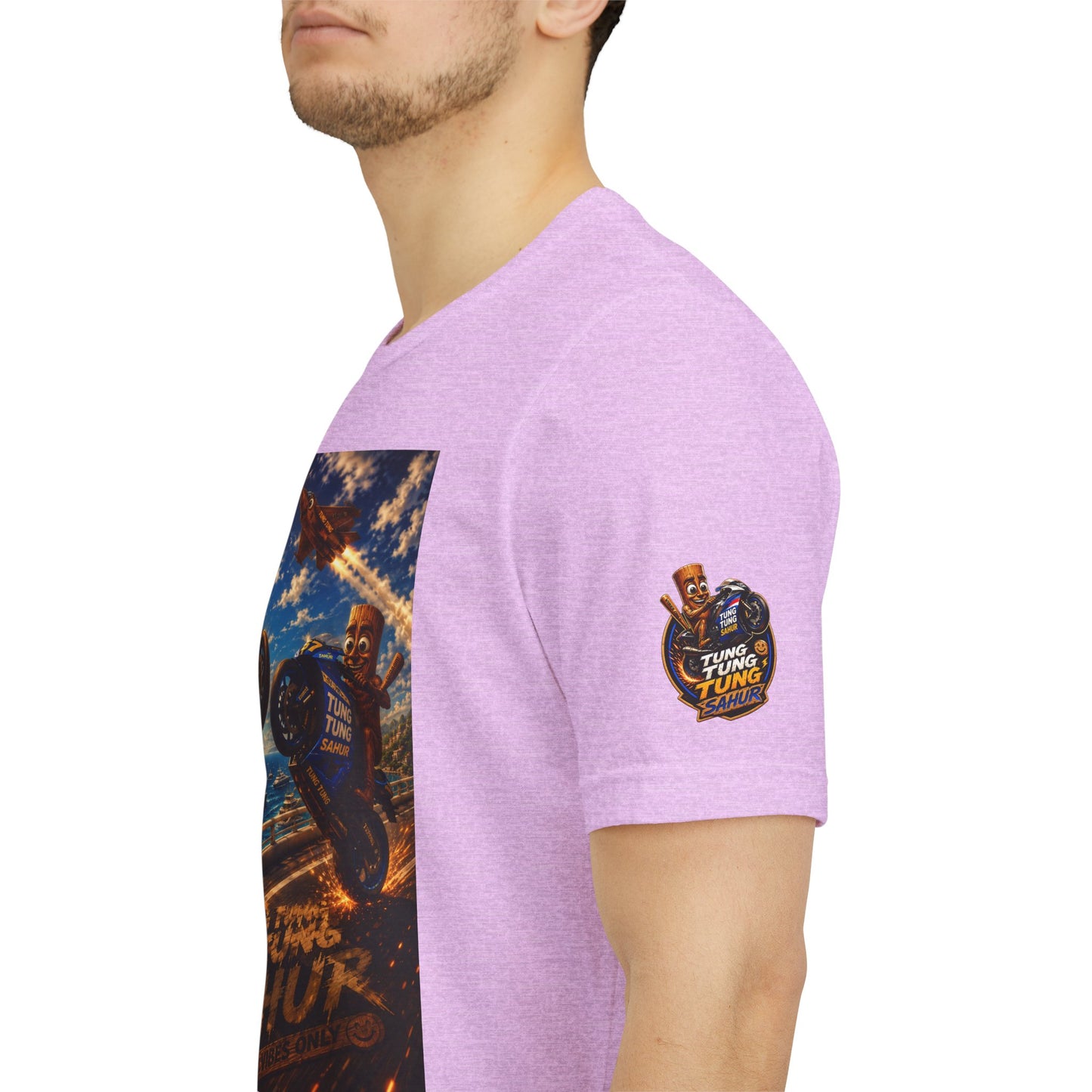 Motorcycle Stunt Tee — Sahara Riders Graphic T-Shirt
