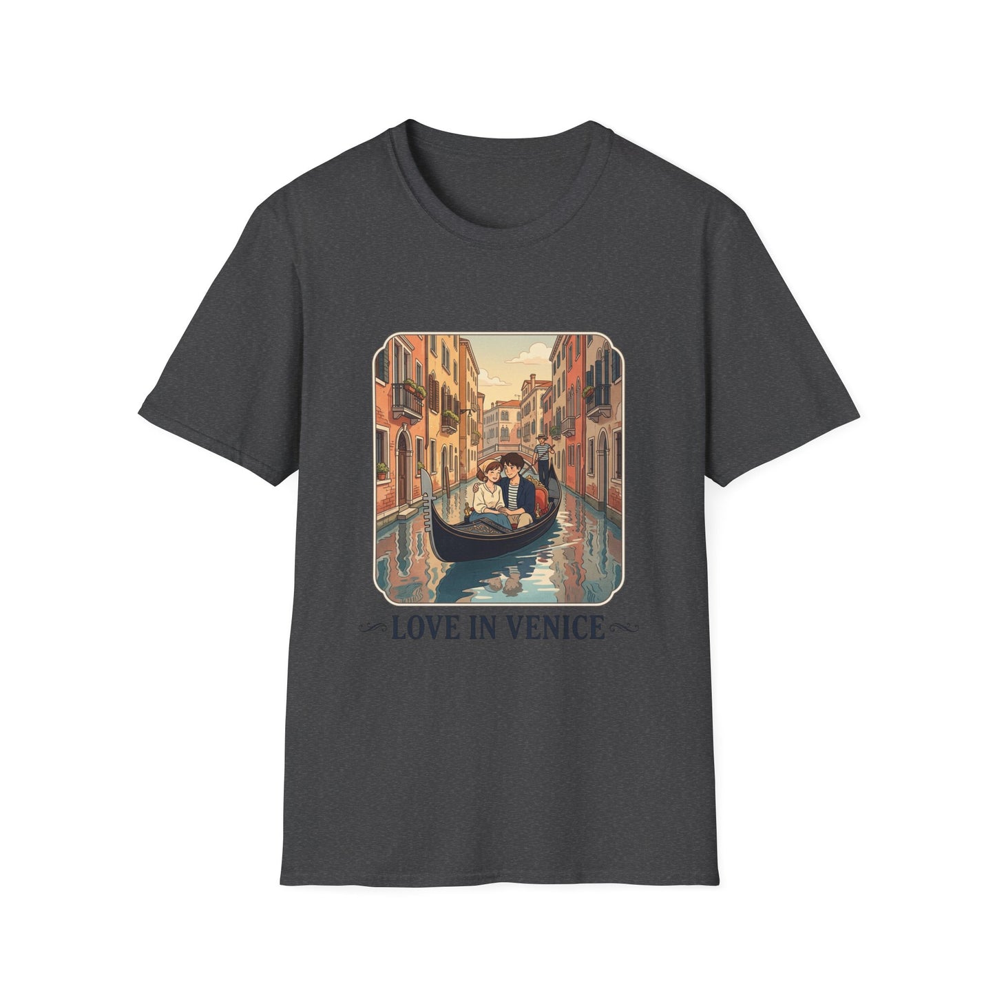 T-Shirt — Love in Venice Gondola Romantic Travel Tee