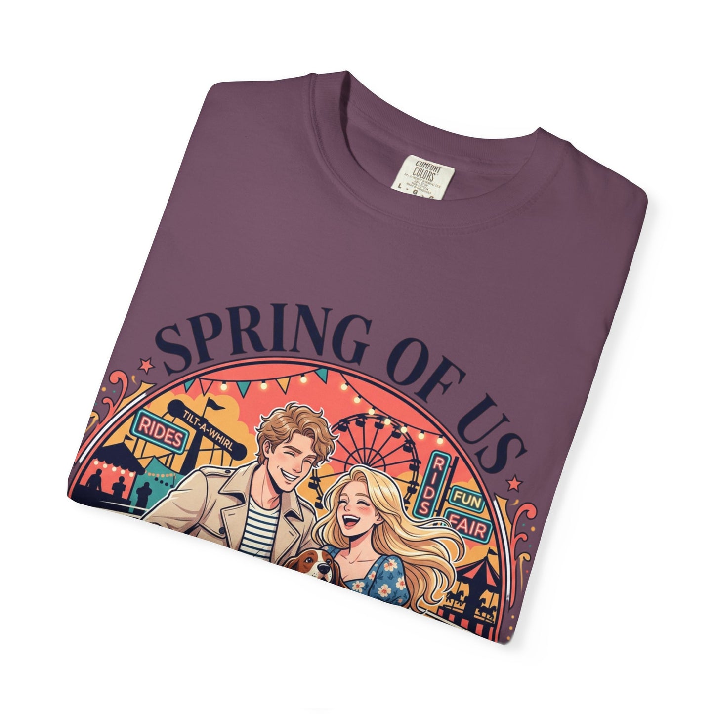 Spring of Us T-Shirt — Retro Carnival Couple Tee (Spring Festival Concert)