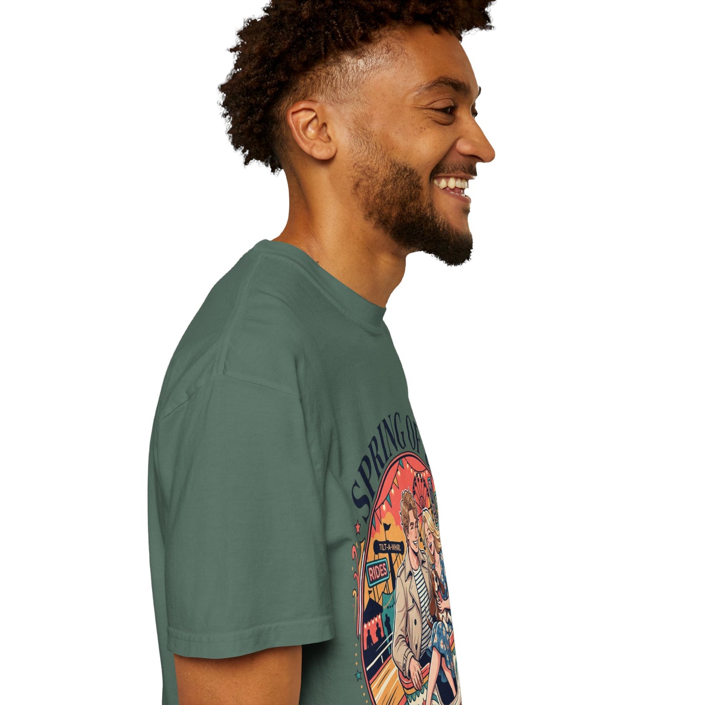 Spring of Us T-Shirt — Retro Carnival Couple Tee (Spring Festival Concert)