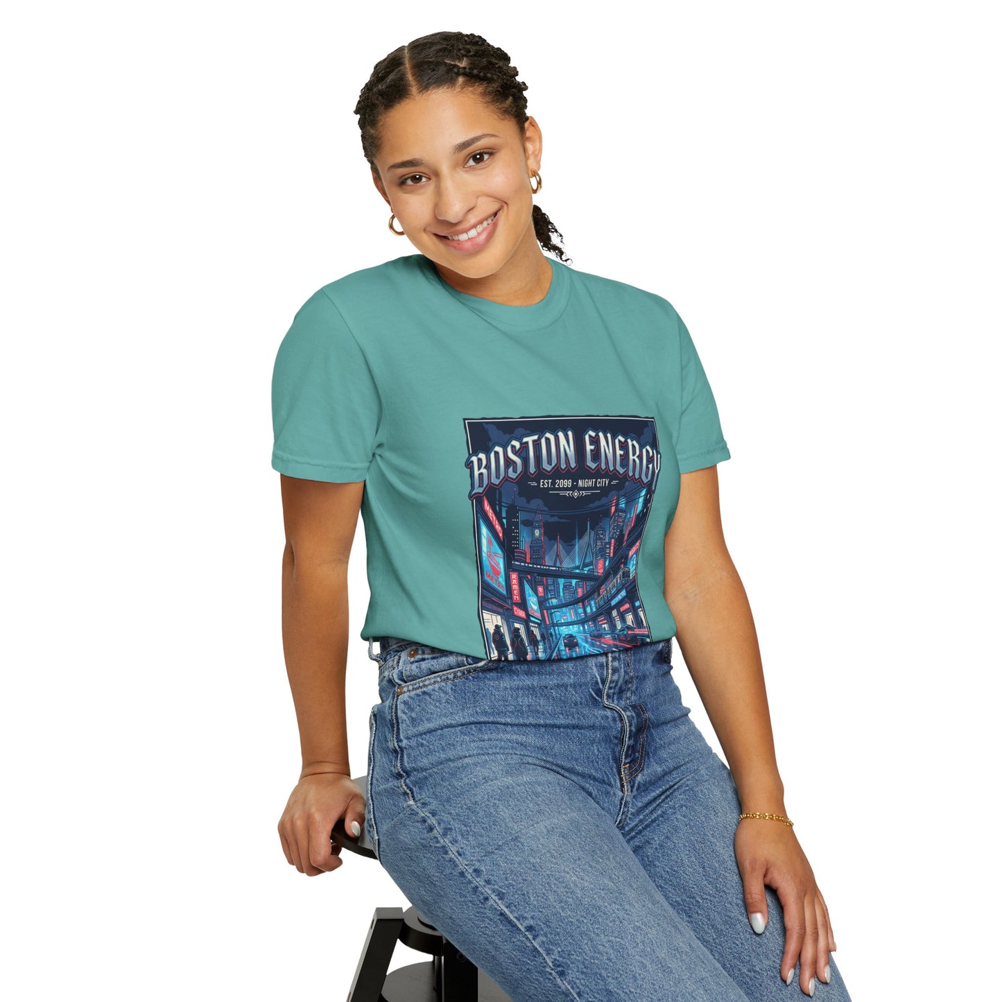 Boston Energy Graphic T-Shirt — Neon City Streetwear