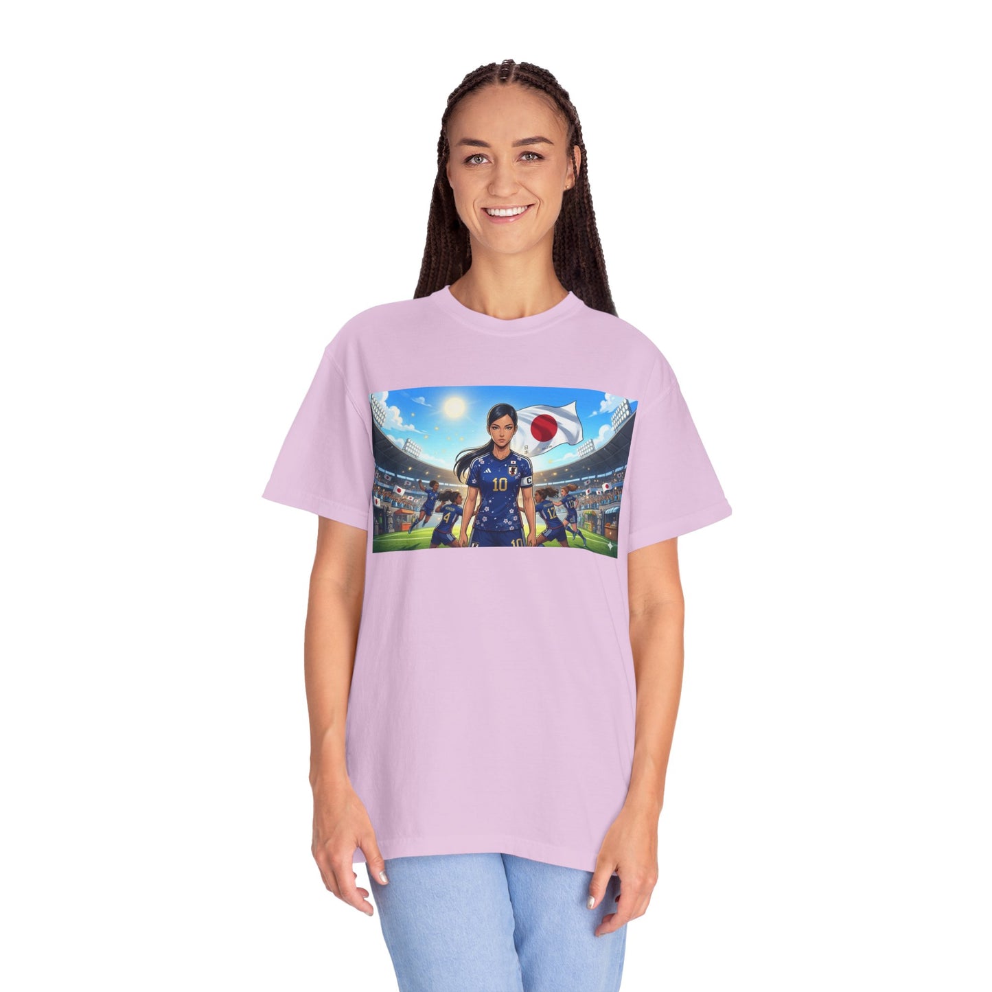 Soccer Player Japan T-Shirt — Japan Flag Soccer Fan Tee