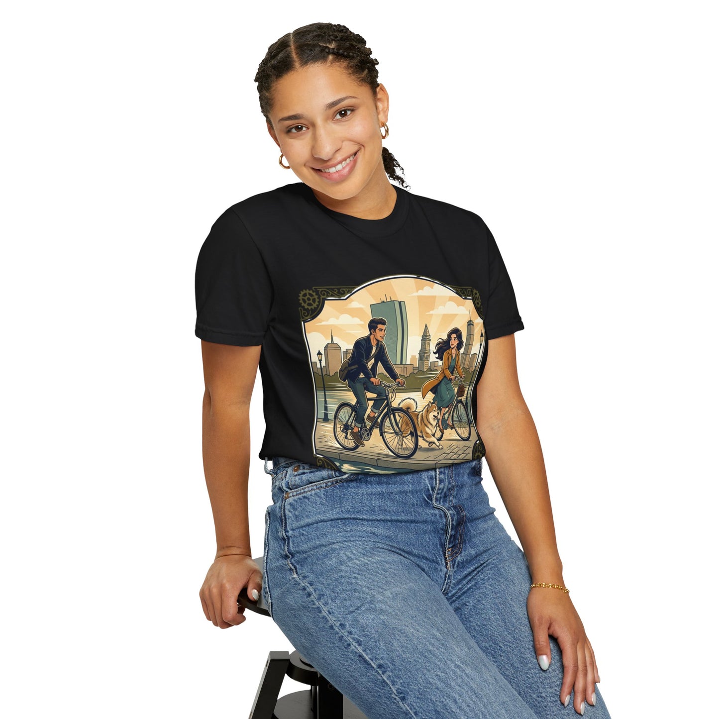 We Ride Together Bicycle Couple T-Shirt
