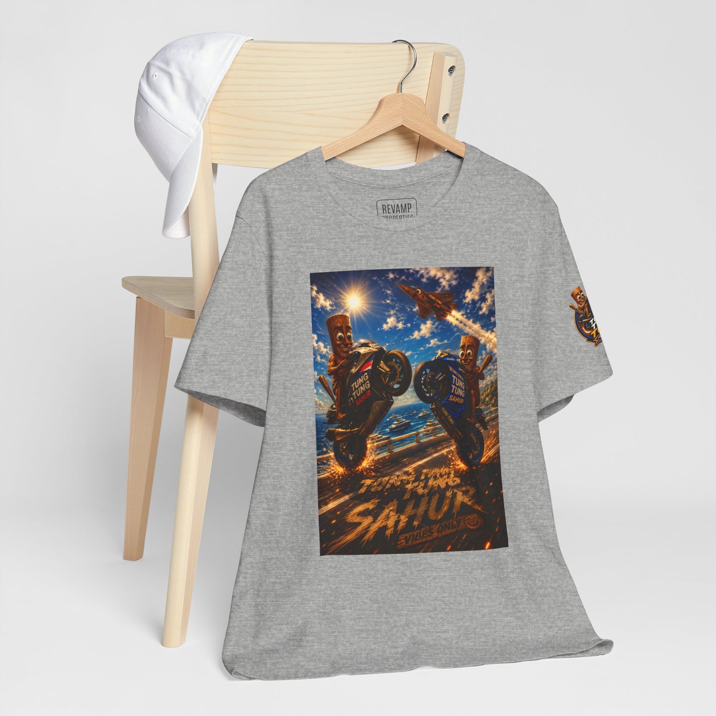 Motorcycle Stunt Tee — Sahara Riders Graphic T-Shirt