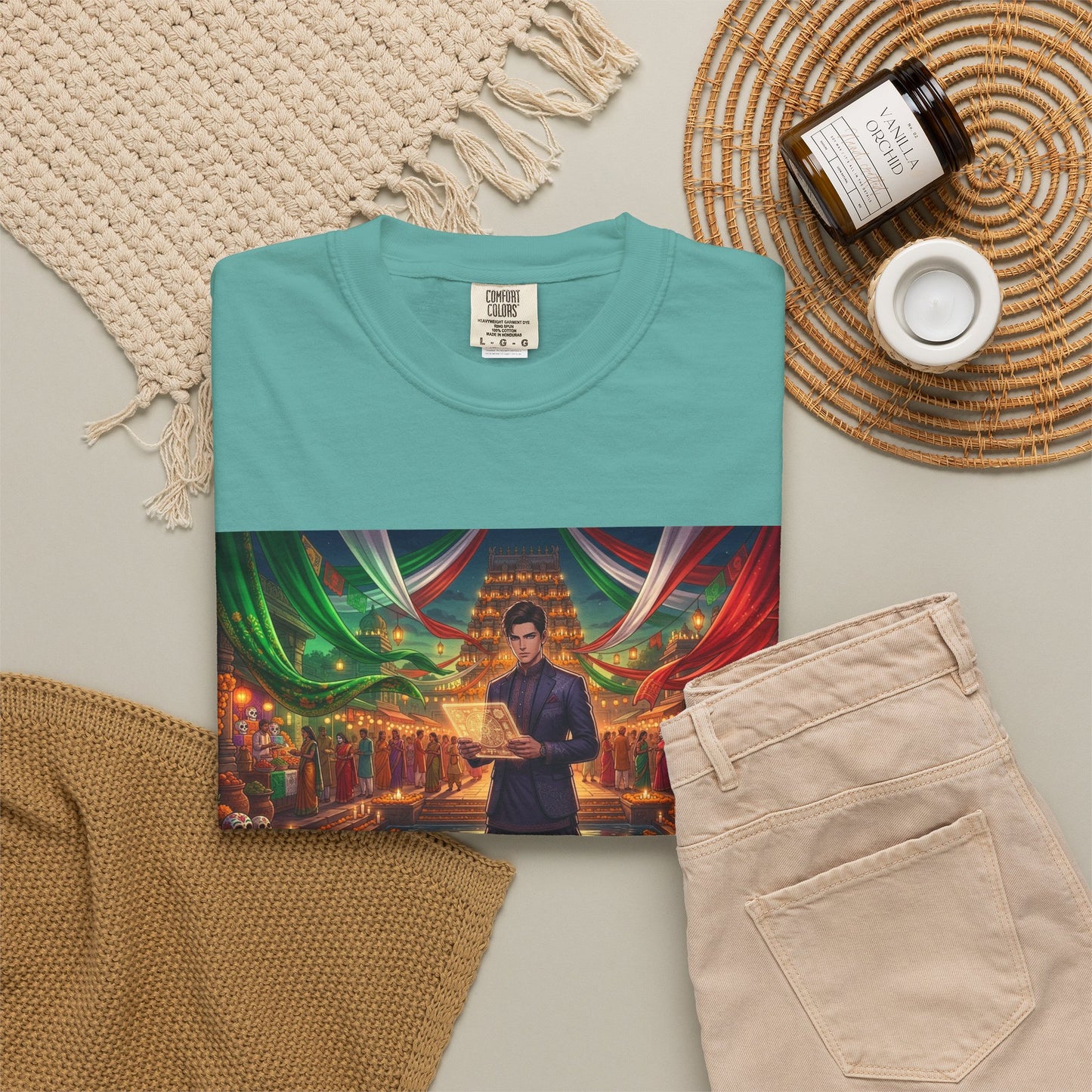 Mexican Festival Night T-Shirt — Cinematic Streets Graphic Tee
