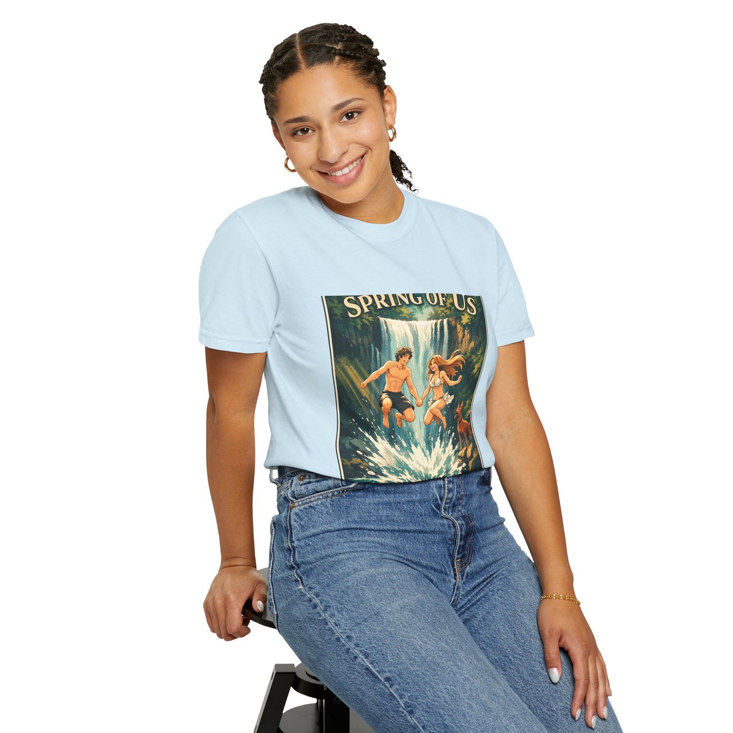 Vintage 'Spring of Us' Waterfall Graphic T-Shirt